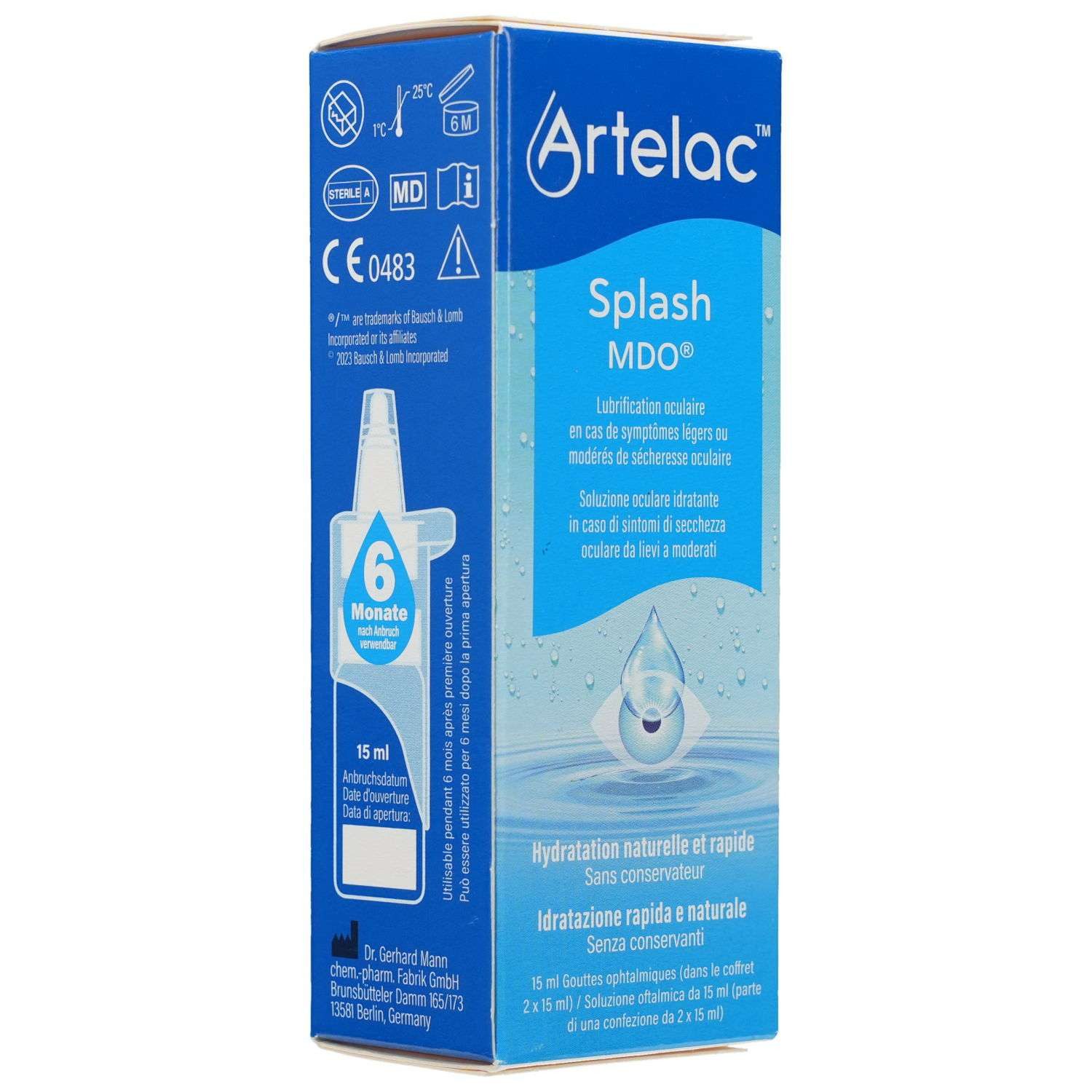 Artelac Augentropfen ARTELAC Splash MDO Augentropfen 2X15ml