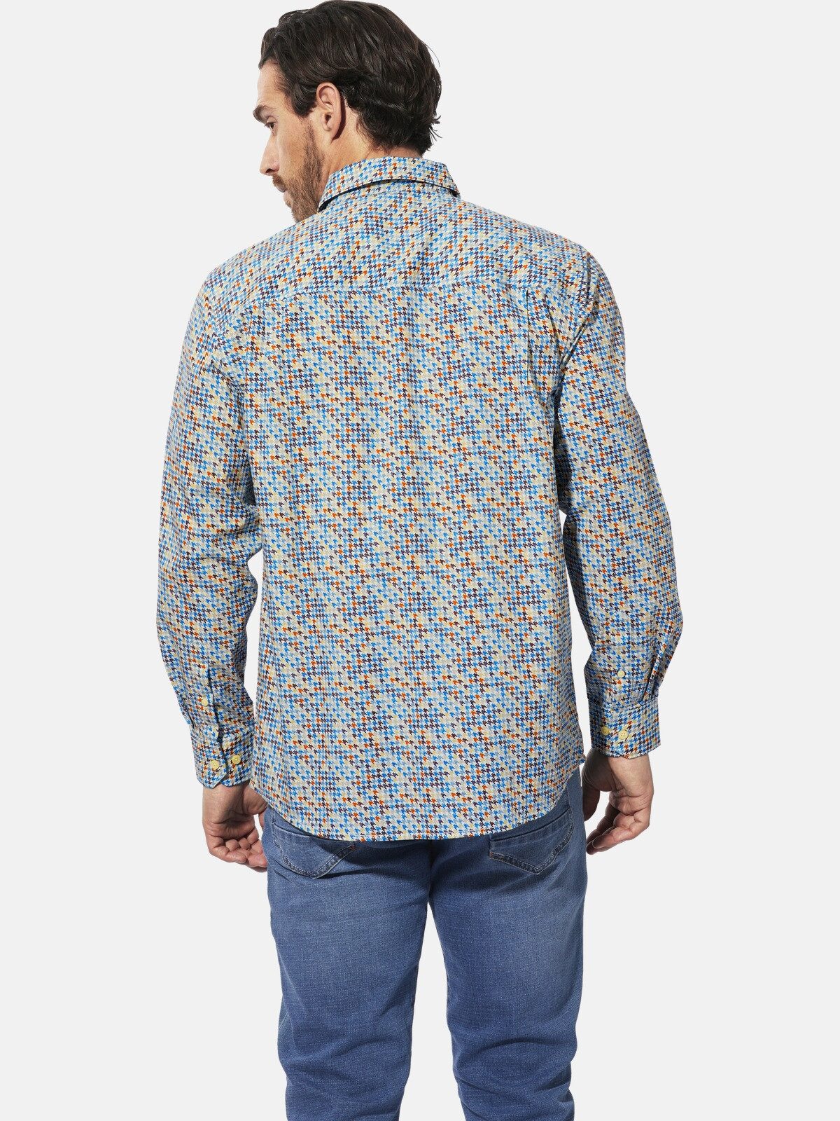 Babista Langarmhemd ORLAN mit Hahnentritt-Muster