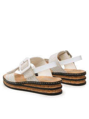 Rieker Sandalen 62950-80 Weiss Sandale