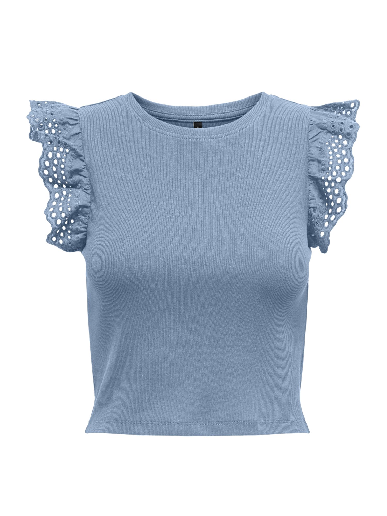 ONLY Tanktop 2027 2_SPRING2 blau,Casual,Baumwolle,Unifarben,Rundhals,Ärmellos,Casual Fit