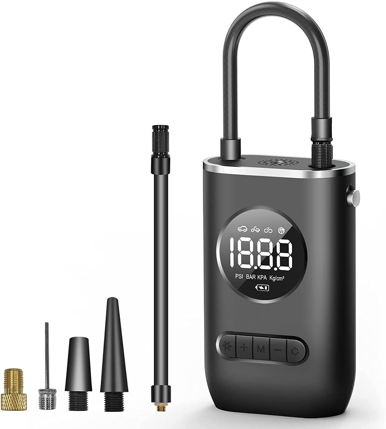 SachsenRad Fahrradpumpe Mobile Luftpumpe Air-Power-Assist