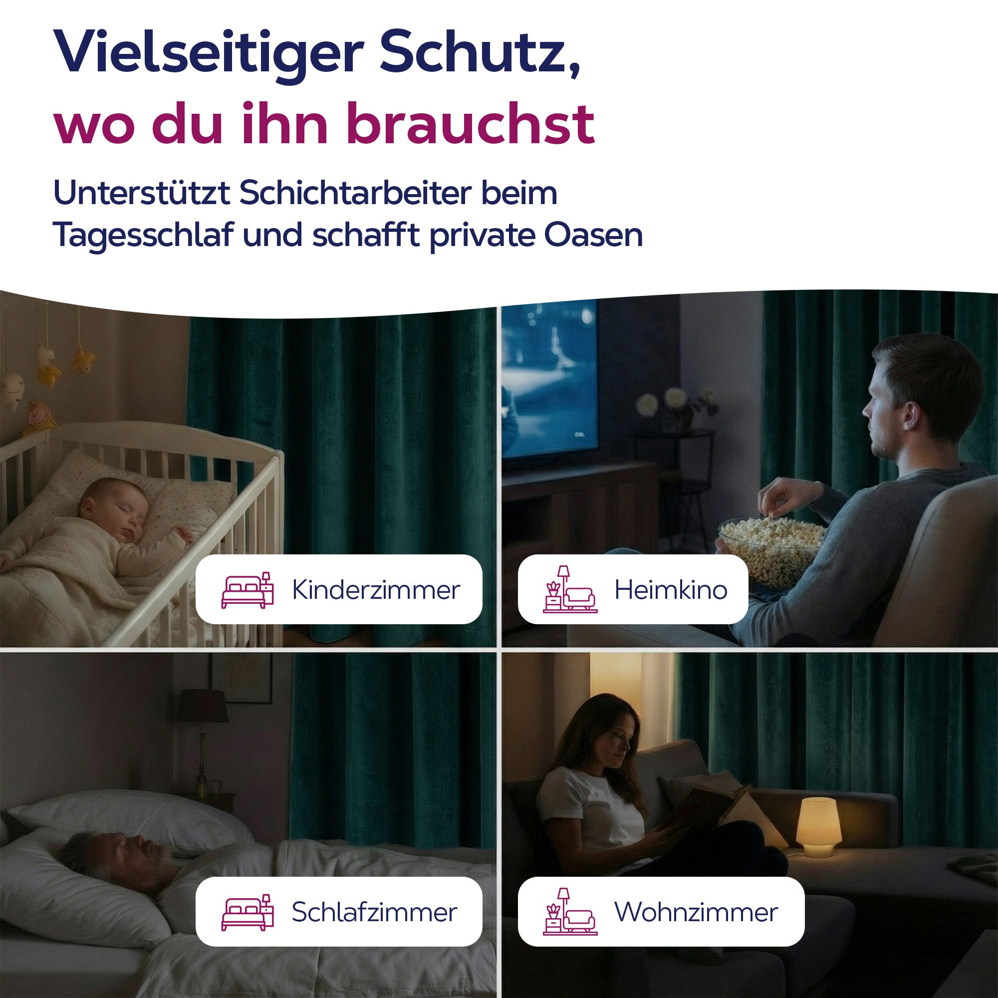 Beautex Verdunkelungsvorhang Samt Vorhang Kräuselband U-Band Gardine Velvet abdunkelnd (1 St), Hakenaufhängung, abdunkelnd, Weicher Samtstoff, lichtmindernd, pf – Bild 4 von 5