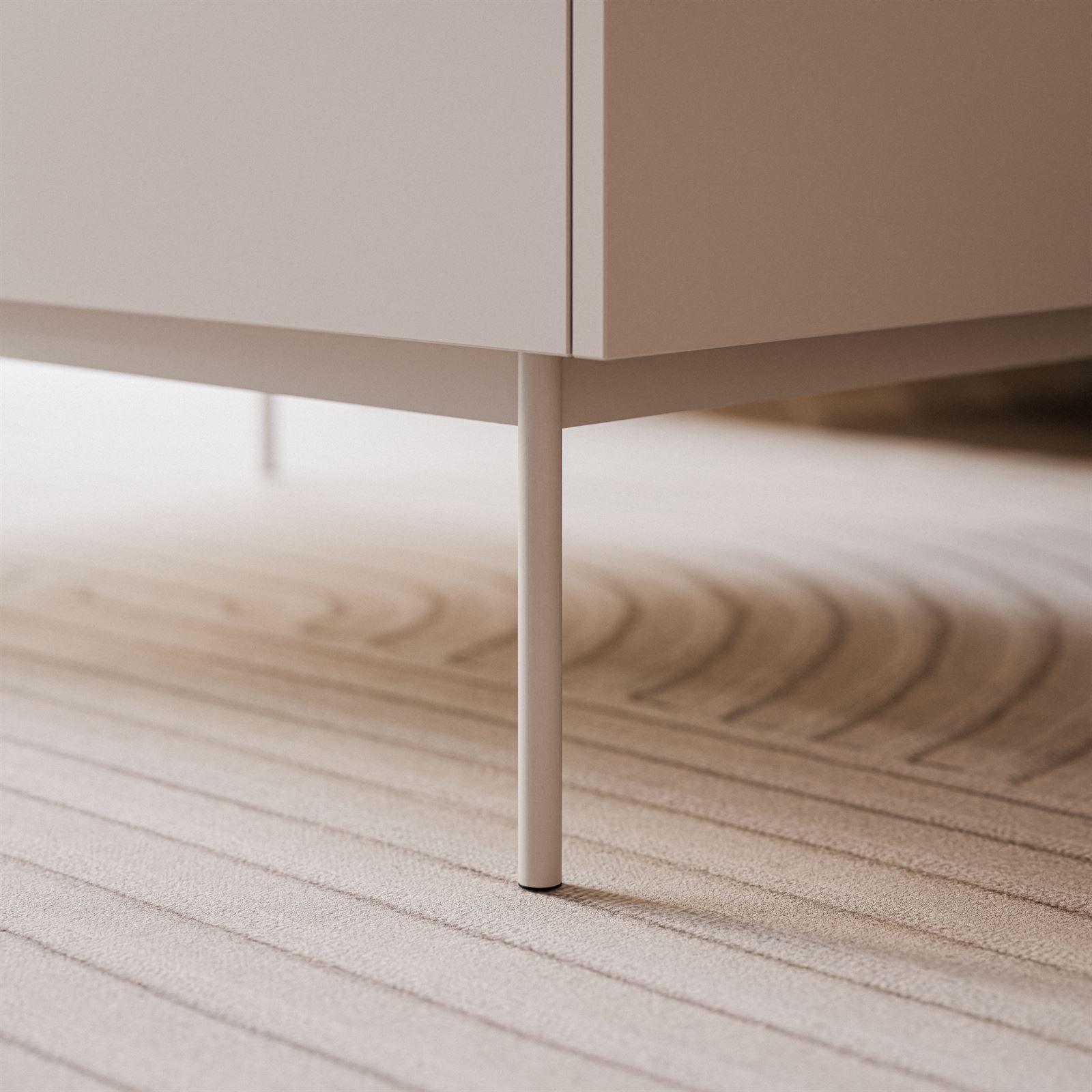 Lookway Couchtisch ESSENCE L97 Kaffeetisch mit Schublade Kaschmir / Eiche Linea (1 Tisch), Breite: 97 cm, Höhe: 45 cm, Tiefe: 65 cm – Bild 5 von 5