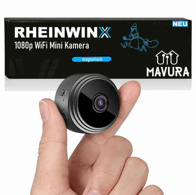 MAVURA »RHEINWINX 1080p magnetische WiFi Mini Kamera Full HD Spycam« Überwachungskamera (Rheinwing, Überwachungskamera Mini HD IP Kamera Wireless Camera Netzwerk 150)