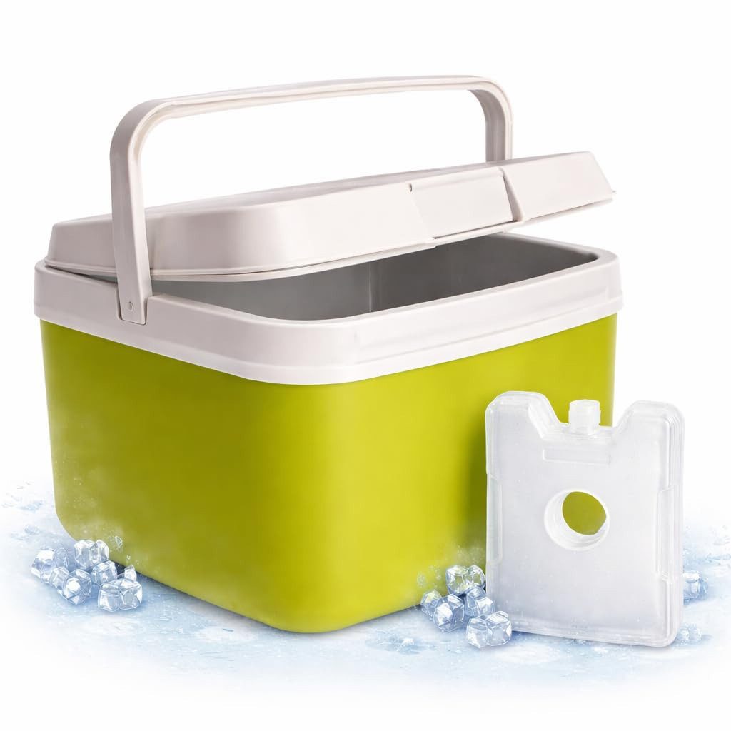 Everhomely® Kühlbox 15L Kühlbox mit Kühlakku – Premium Kühltasche mit Kühlelement Camping