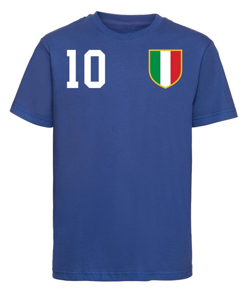 Youth Designz T-Shirt Italien Kinder T-Shirt im Fußball Trikot Look mit  trendigem Motiv