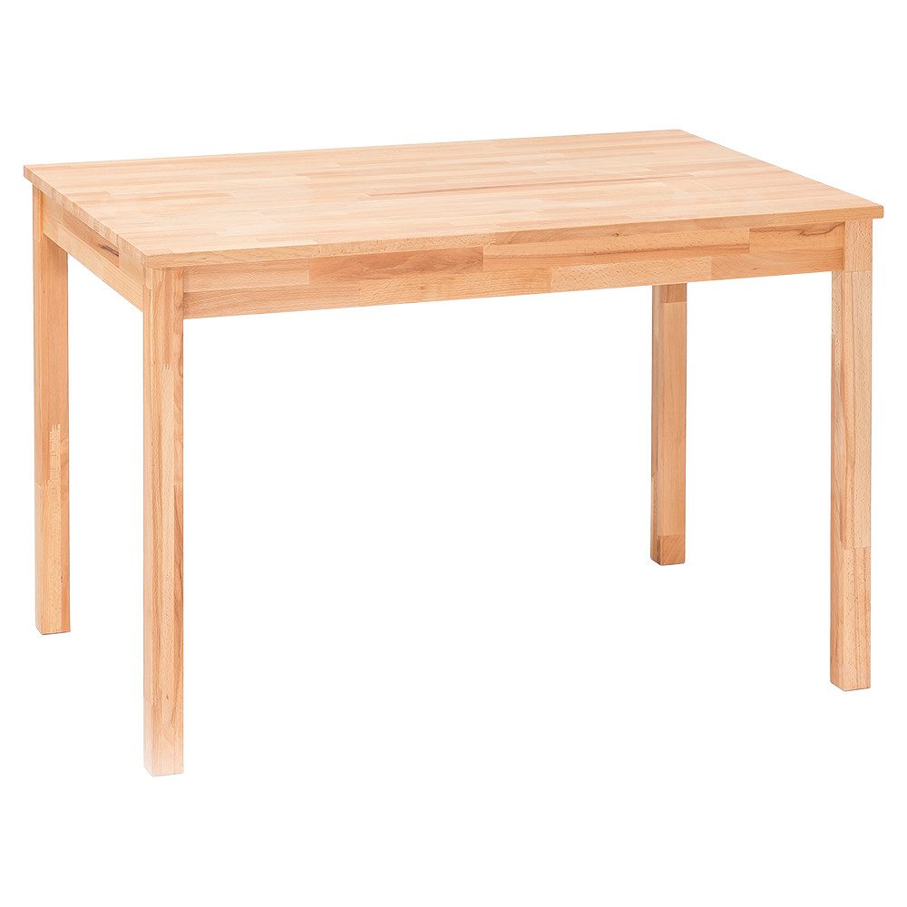 Lomadox Esstisch AMIENS-06, 110x70 cm, Kernbuche massiv geölt, Echtholz