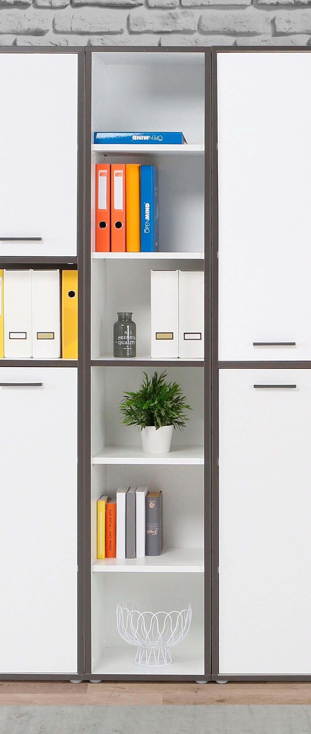 FORTE Aktenregal Keflav, Breite 44,8 cm