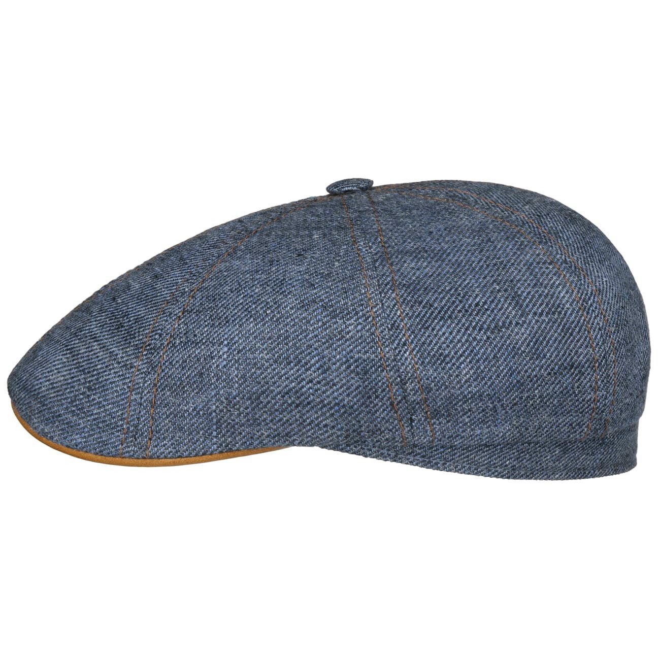 Stetson Flat Cap (1-St) Schirmmütze mit Schirm, Made in Germany