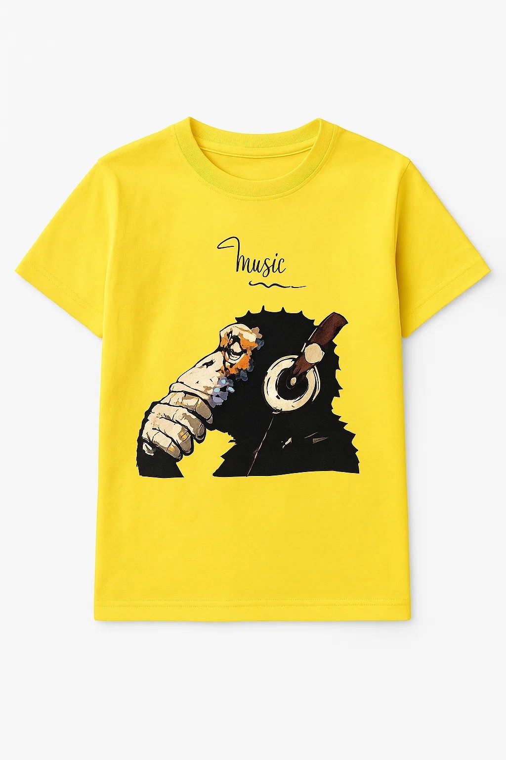 THREE OAKS Print-Shirt J270186:Boys T-Shirt mit "GORILLA" Print. 100% Baumwolle