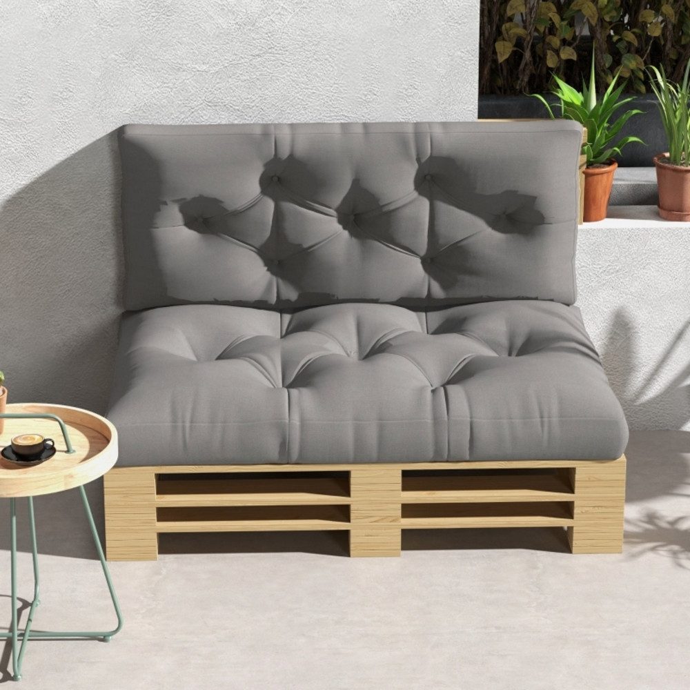 OKWISH Bankauflage Sitzpolster Sitzkissen Polsterauflage 120x80x12 cm, (1 St., Polsterkissen für Gartenstuhl Sofa Bank, vielseitige Innen & Außen), Kissenauflage mit Knopfheftung, weiche Polsterung für Sitzmöbel