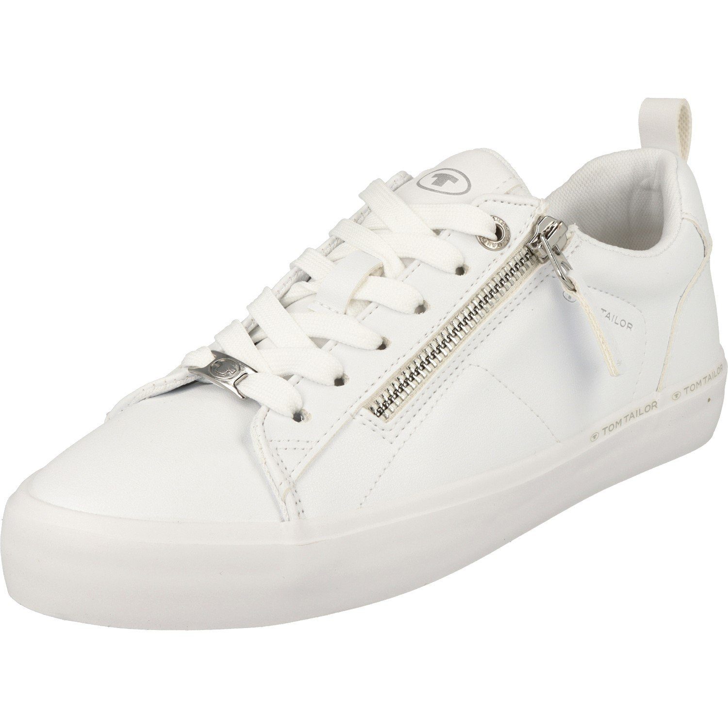 TOM TAILOR Damen Schuhe modische Halbschuhe Sneaker 5392803-0002 White Schnürschuh