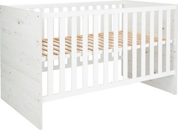 arthur berndt Babyzimmer-Komplettset Babyzimmer Set »Lavea« 3-teilig, (Set, Babymöbel-Set »Lavea«: Kleiderschrank, Kinderbett und Wickelkommode)