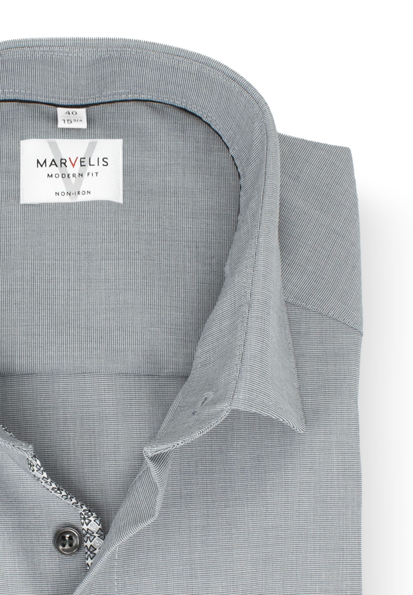 MARVELIS Businesshemd Modern Fit normale, leicht günstig online kaufen