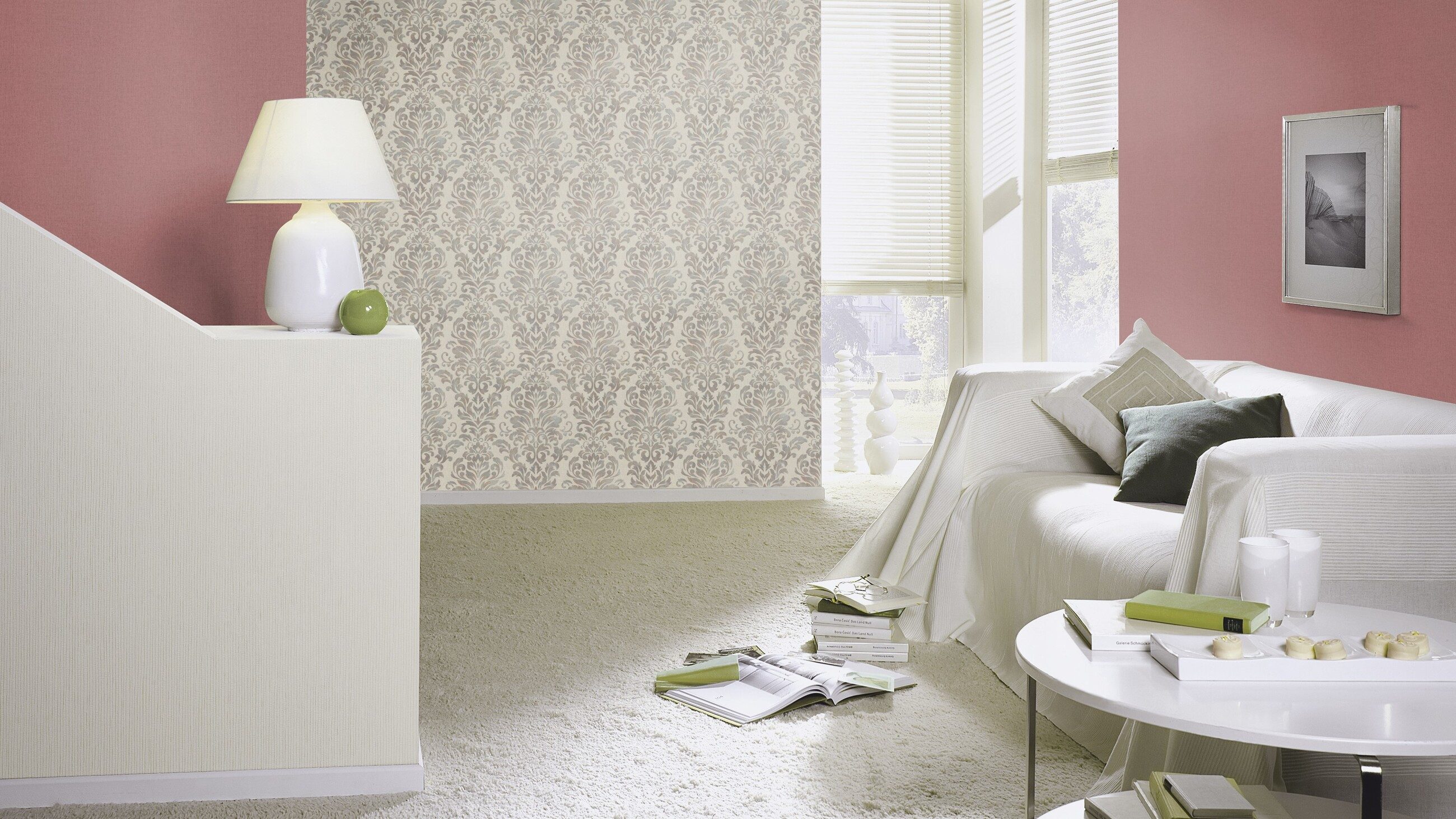 Rasch Vliestapete, strukturiert, Leinentoptik, (1 St), Einfarbig, doppelbreit (106cm)