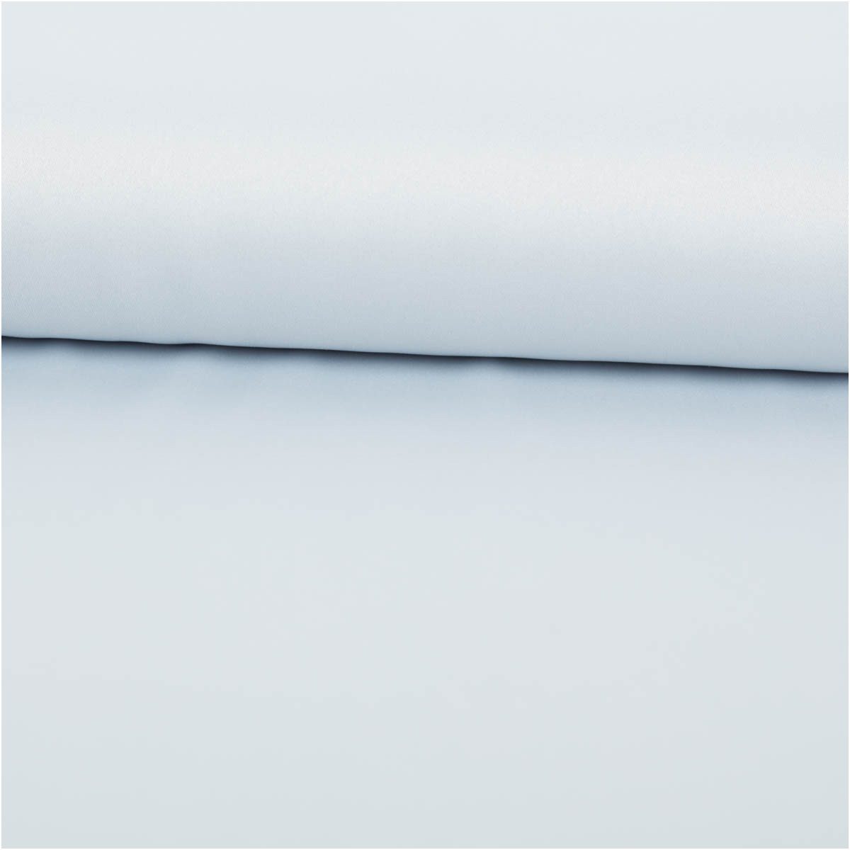 SCHÖNER LEBEN. Stoff Royal Micro Satin Stoff Meterware hellblau 140cm, pflegeleicht
