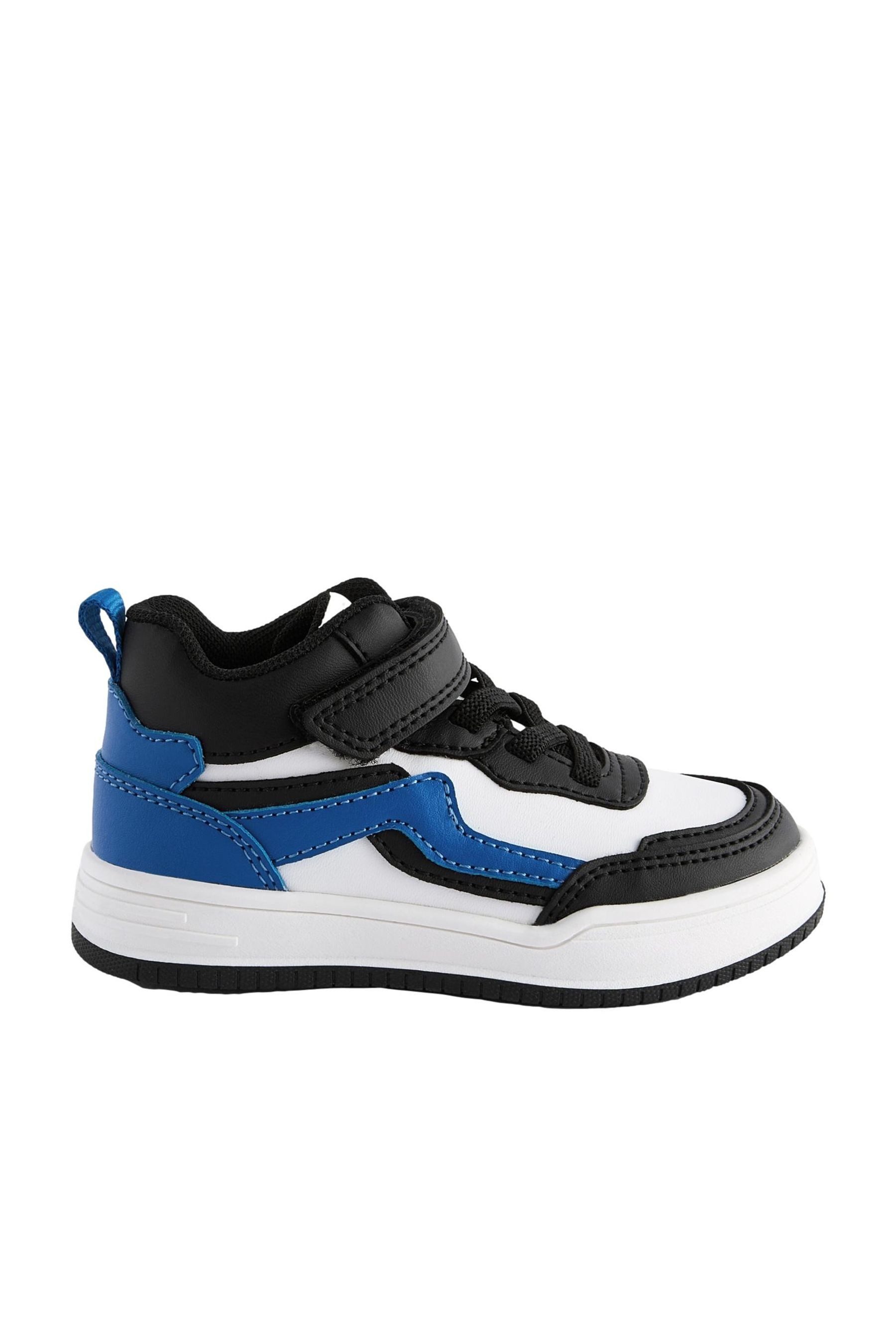 Hi-Top-Sneaker, Elastikschnürung + Klettverschluss Sneaker