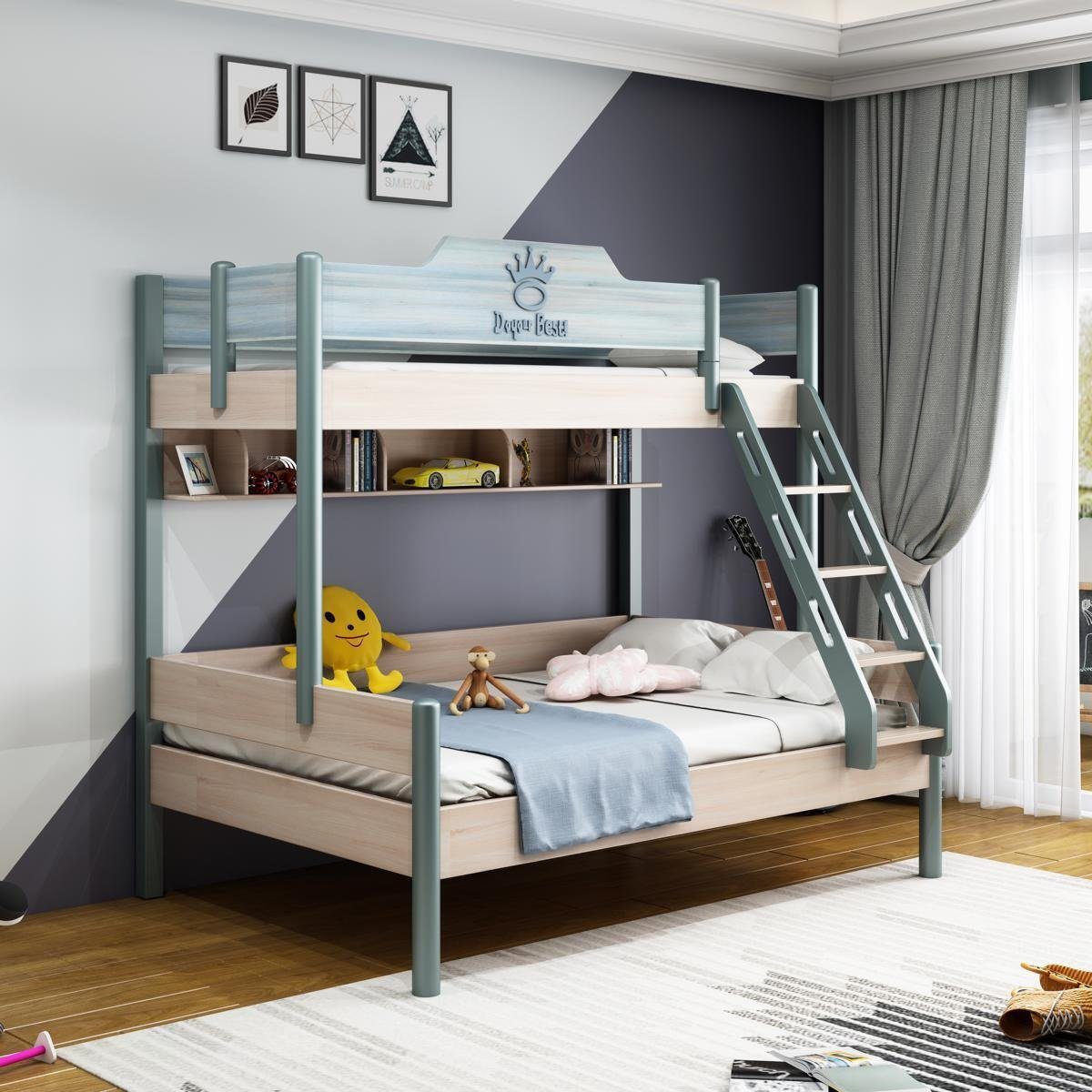 JVmoebel Kinderbett, Kinderbett Kids Design Modern Bett Kinderzimmer Holz  Betten Möbel Neu
