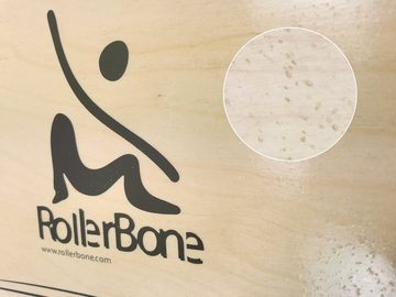 RollerBone Balanceboard »RollerBone Starter Set Balance-Brett mit Rolle«, nachhaltiges Material aus Ahorn Holz & Kork