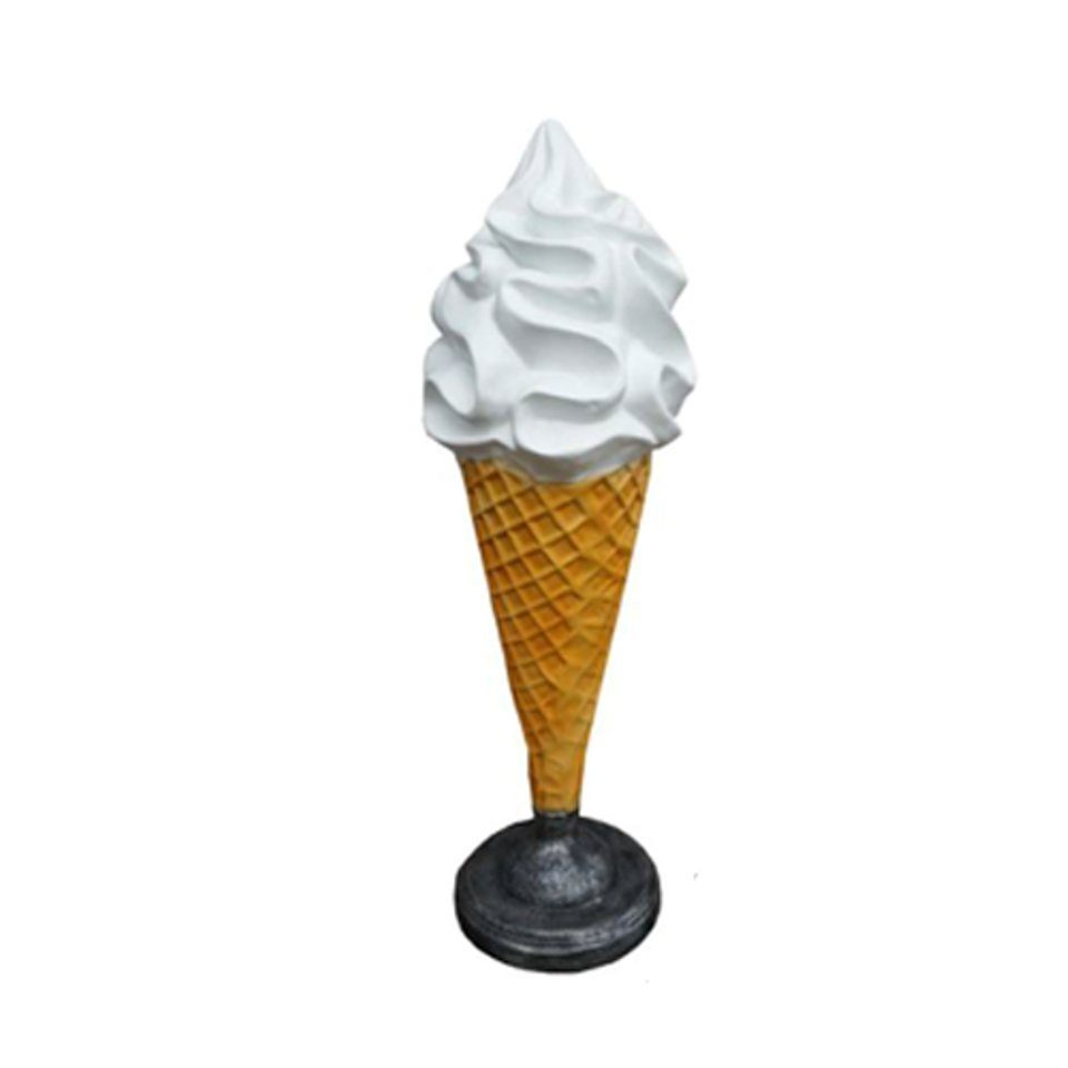 JVmoebel Skulptur Ice Cream Figur Statue Statuen Gastronomie Eisdiele Neu 140cm Aufsteller Hase