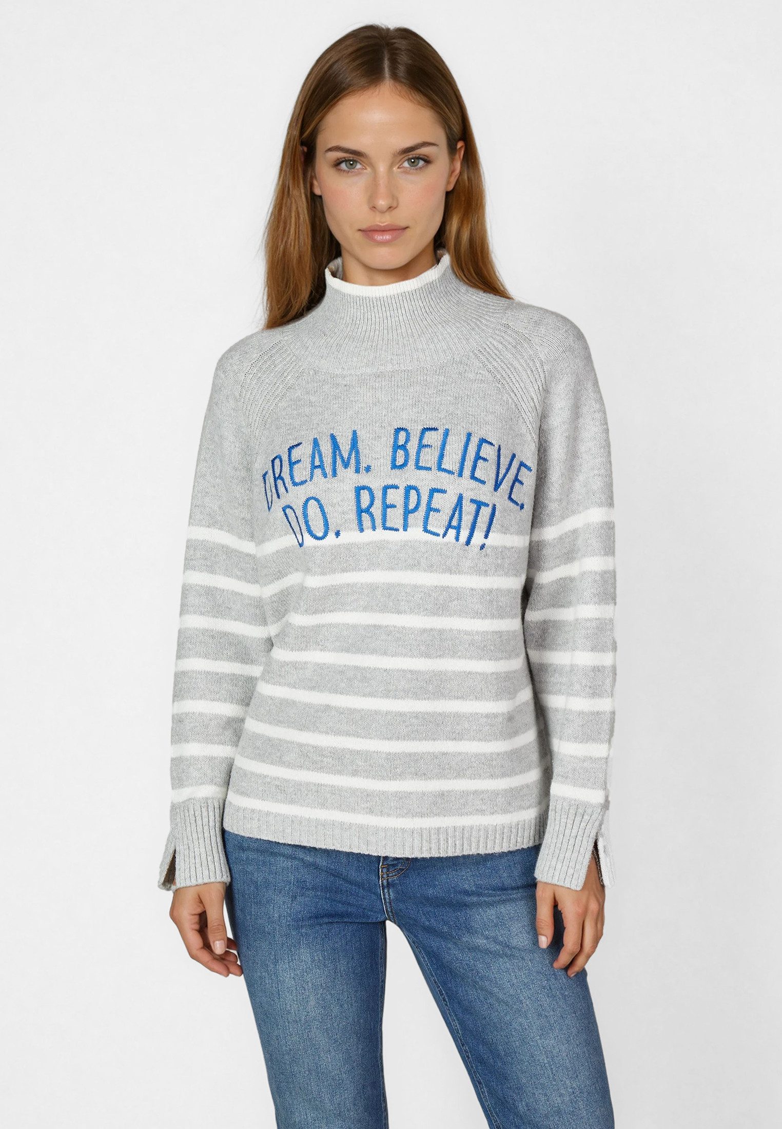 MARC AUREL Stehkragenpullover