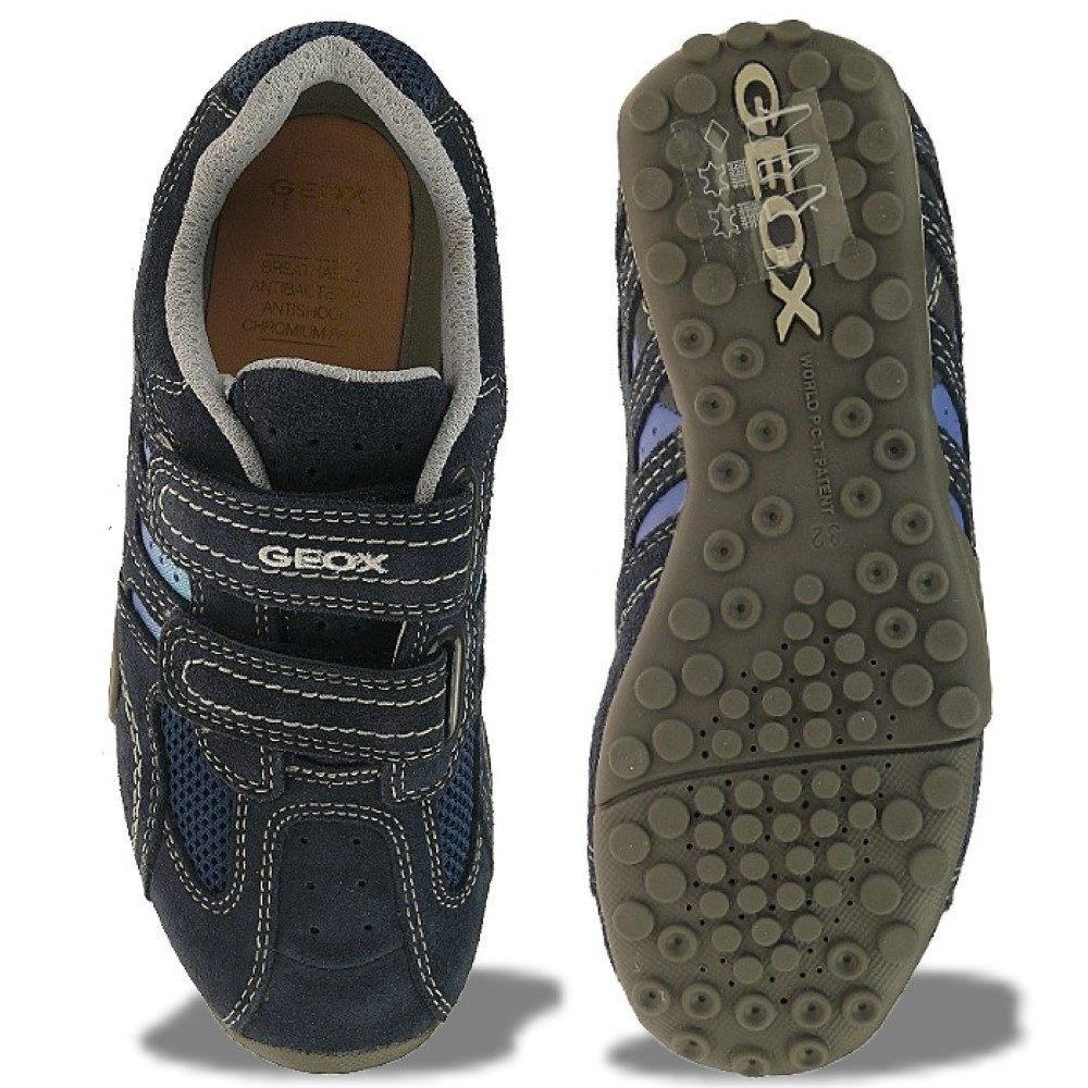 Geox GEOX Leder Halbschuh Sneaker blau-EUR 28 Sneaker