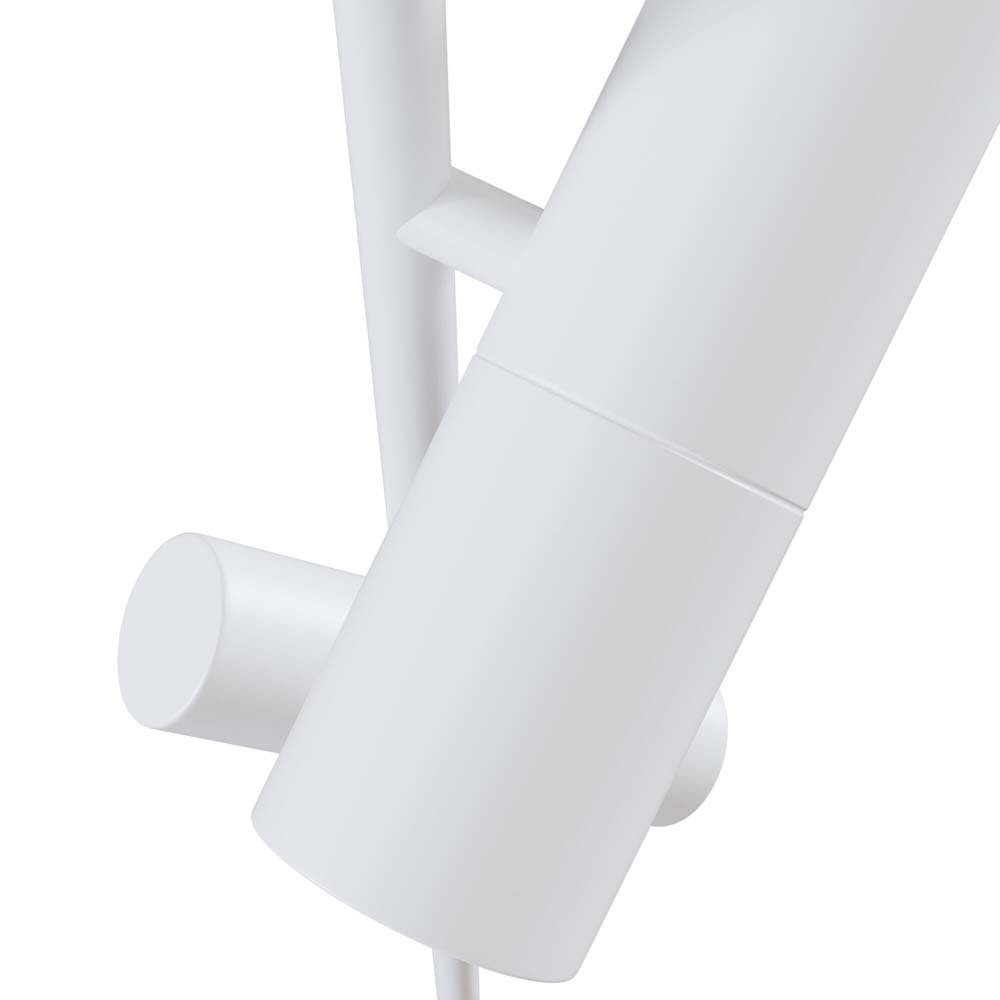 Maytoni LED Deckenspot, Leuchtmittel nicht inklusive, Wohnzimmerleuchte Deckenleuchte Deckenstrahler Alu Weiss Strahler