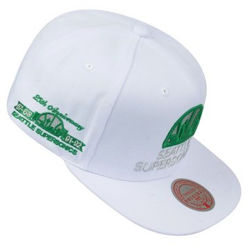 Mitchell & Ness Snapback Cap WHITE Seattle SuperSonic