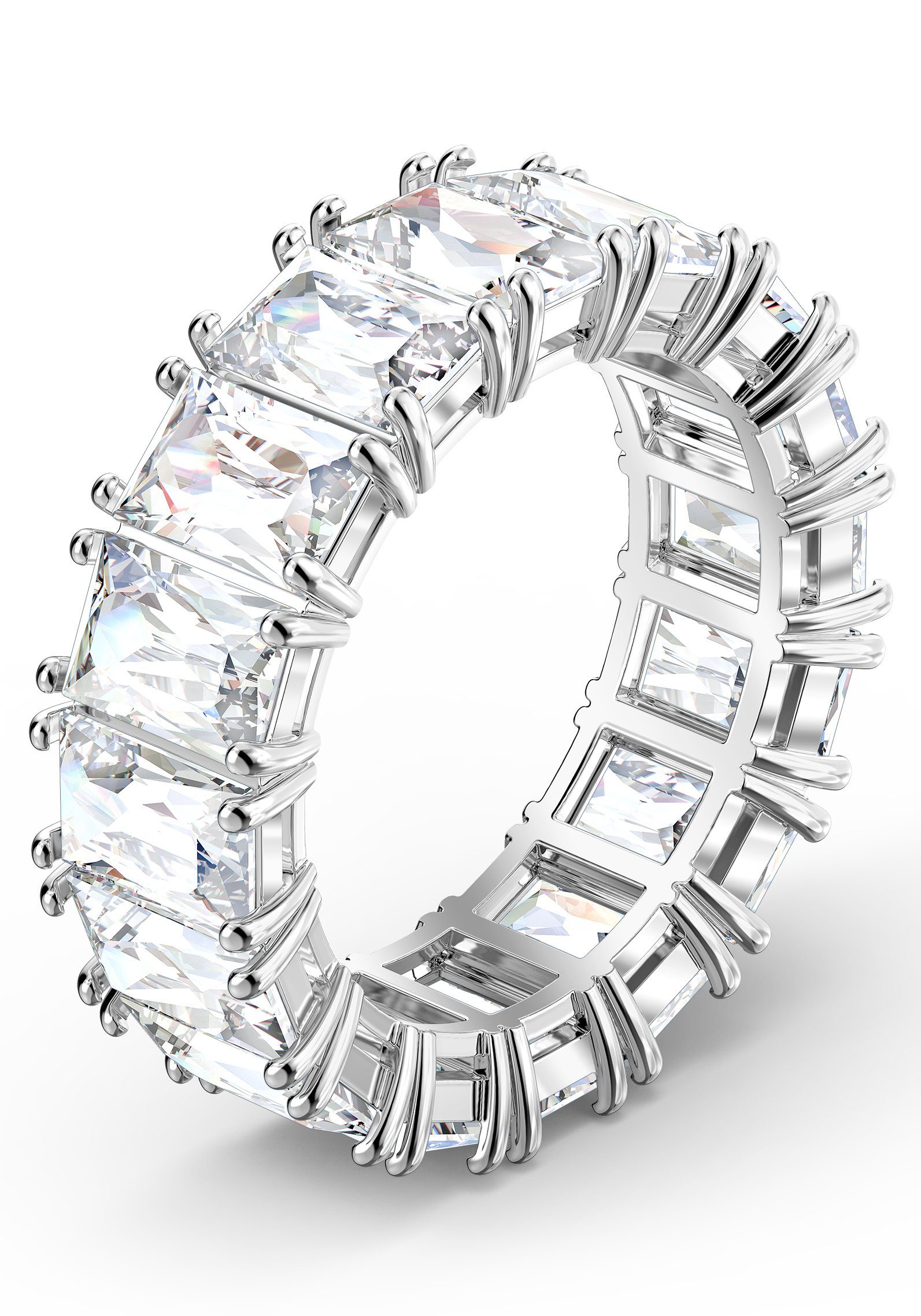 Swarovski Fingerring Matrix Baguette Vit... Swarovski Fingerring Matrix Baguette Vit...