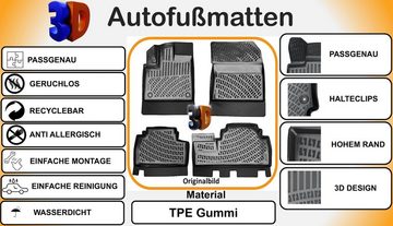 Trimak Auto-Fußmatte, Trimak Toyota ProAce City ab 2019 Gummimatten Autofußmatten