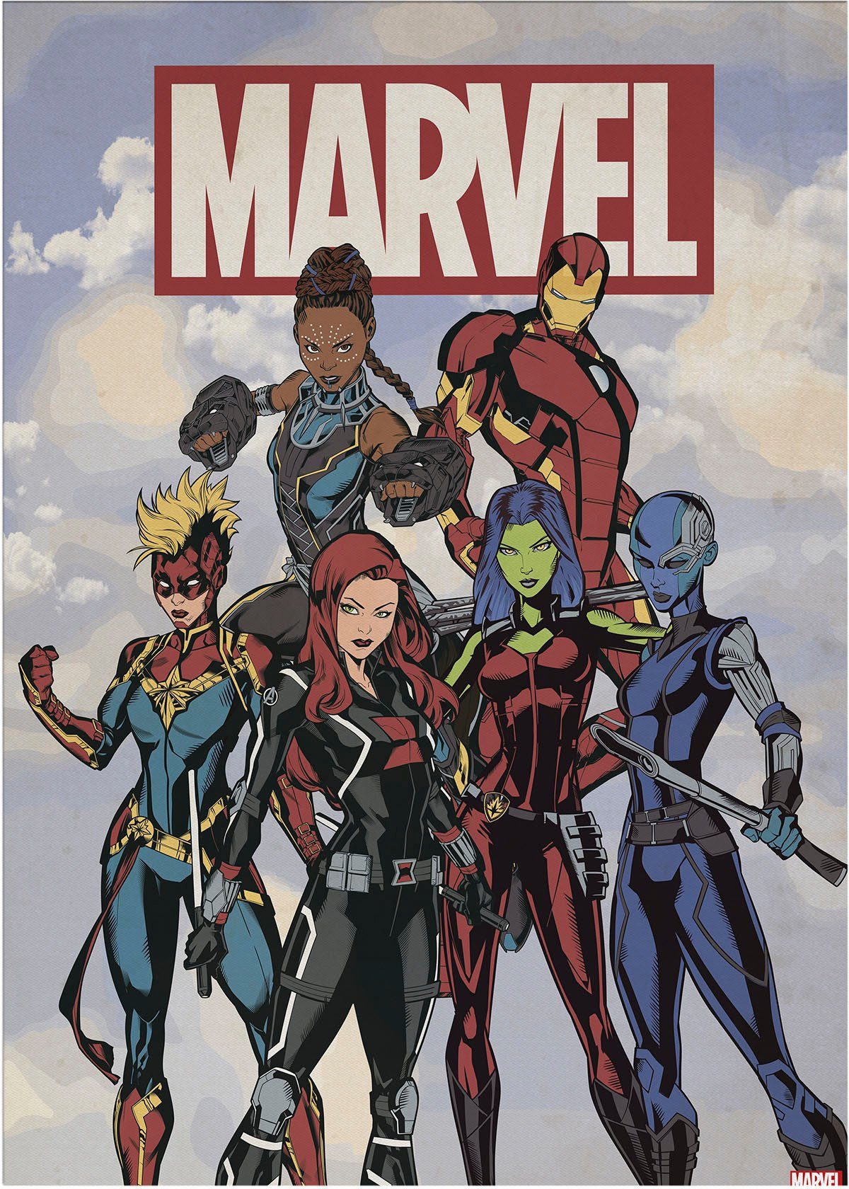 St) (1 MARVEL Leinwandbild Marvel group, Avengers