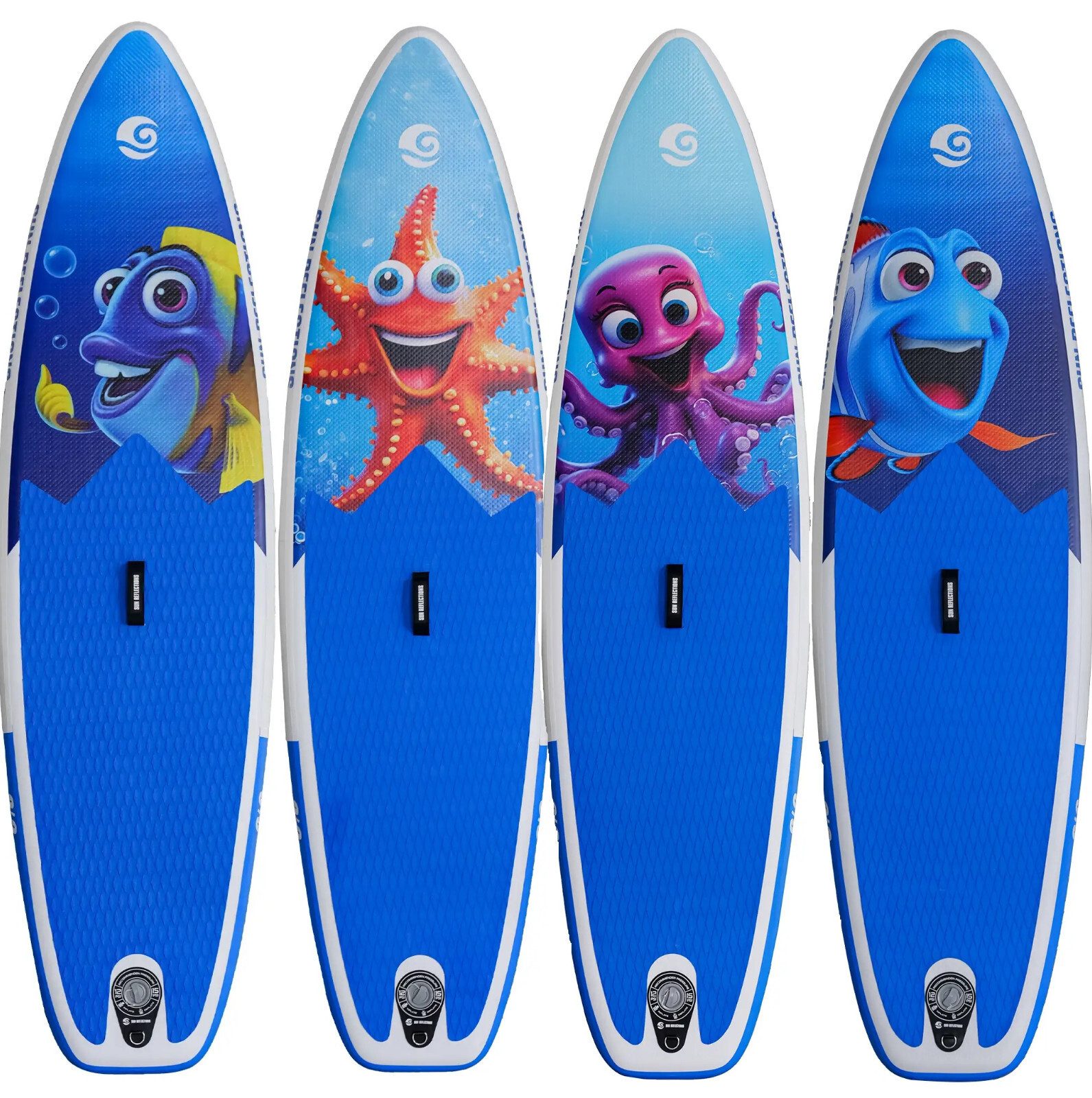 SUP-Board Sun Reflections Kids SUP 8'2 aufblasbar Kinder Board Paddel Set