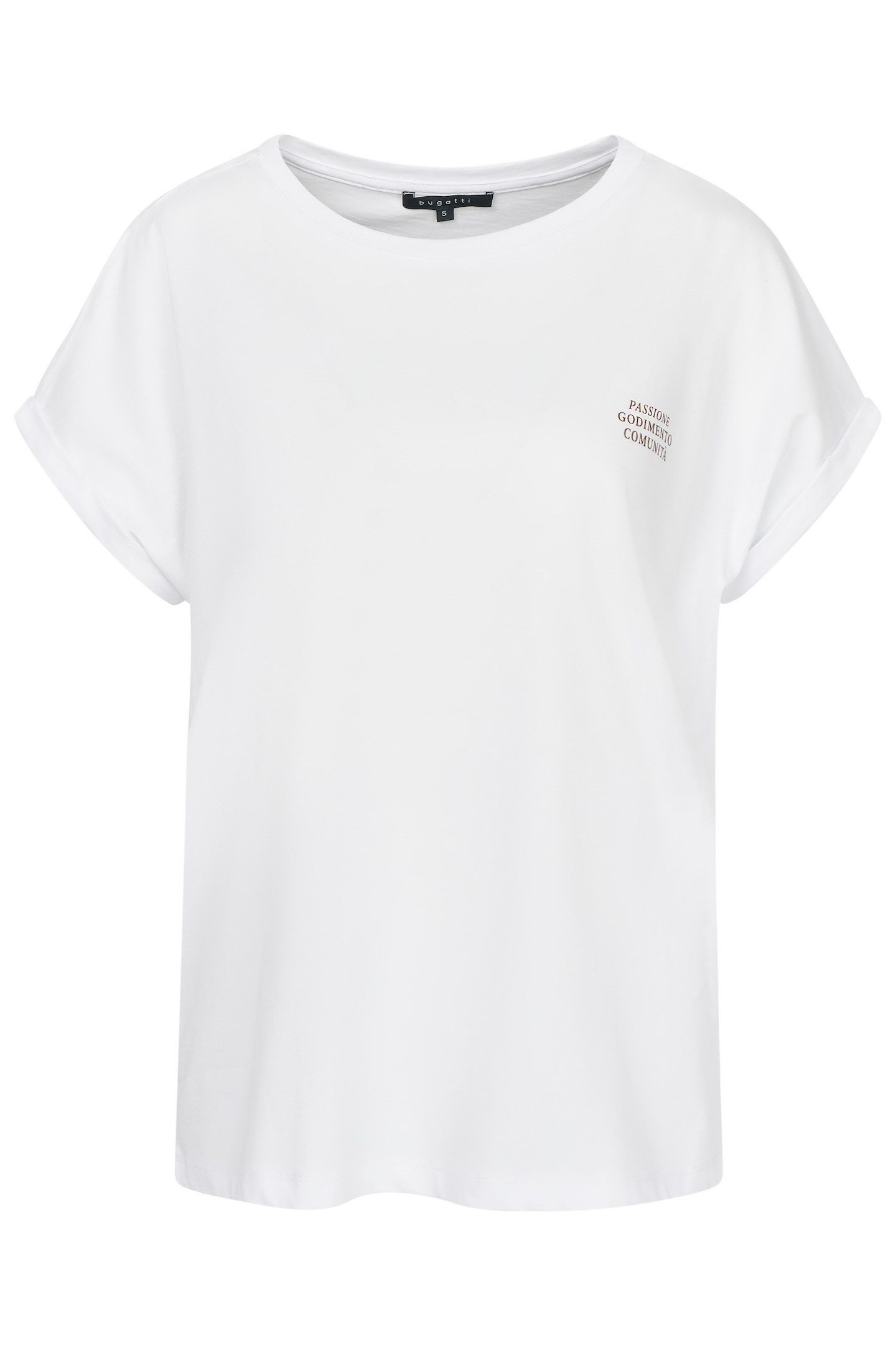 bugatti T-Shirt aus Baumwolle