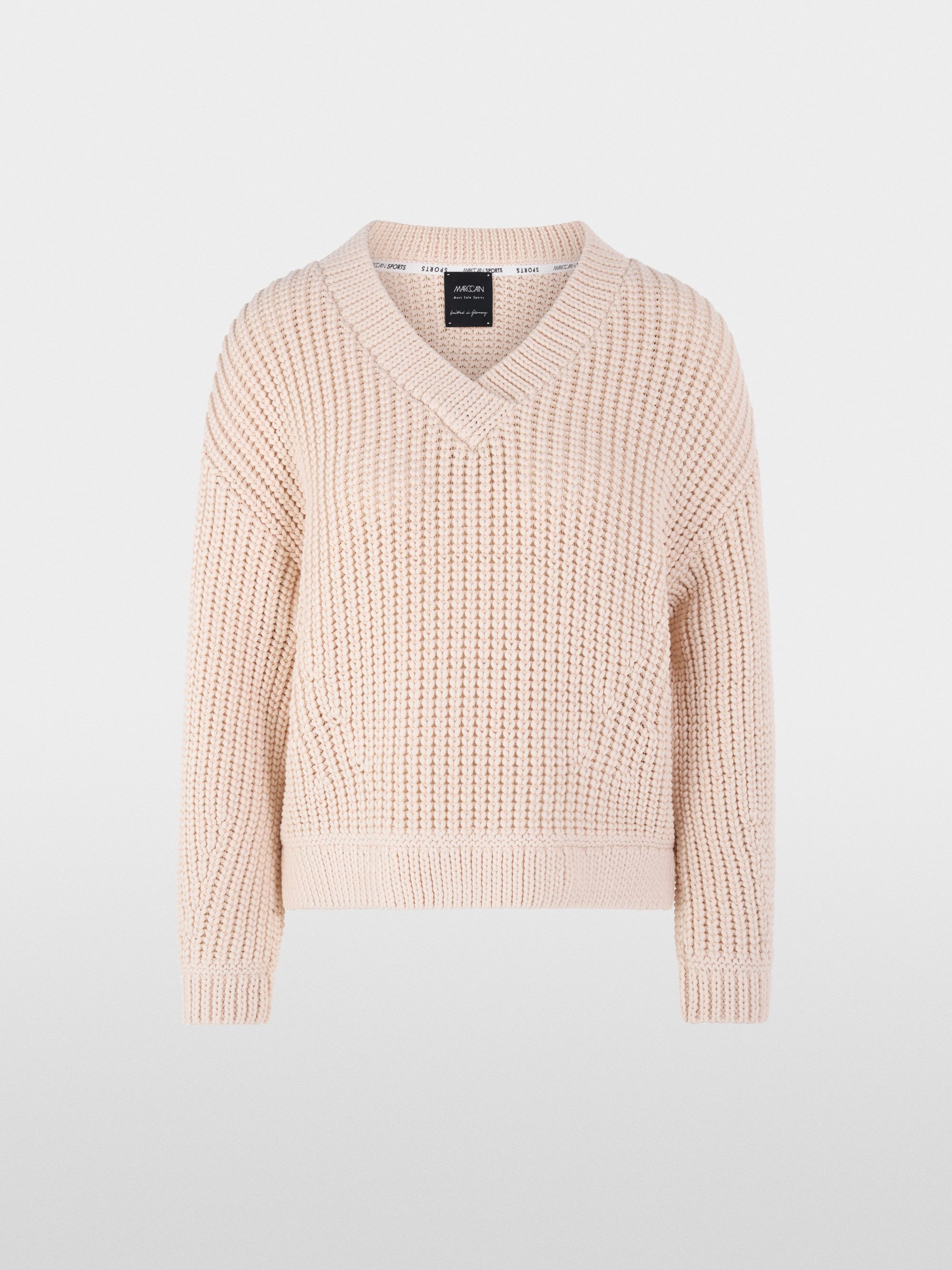Marc Cain Sweatshirt Sweatshirt mit Fledermausärmel - Regular Fit
