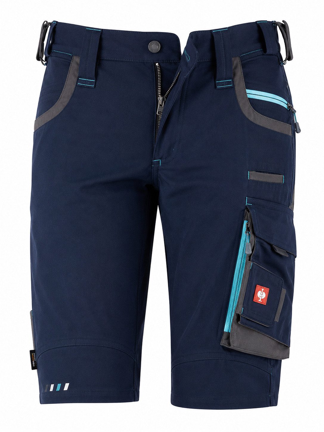Engelbert Strauss Shorts Damen Arbeitsshorts e.s. motion 2020 Blau – Workwear-Short