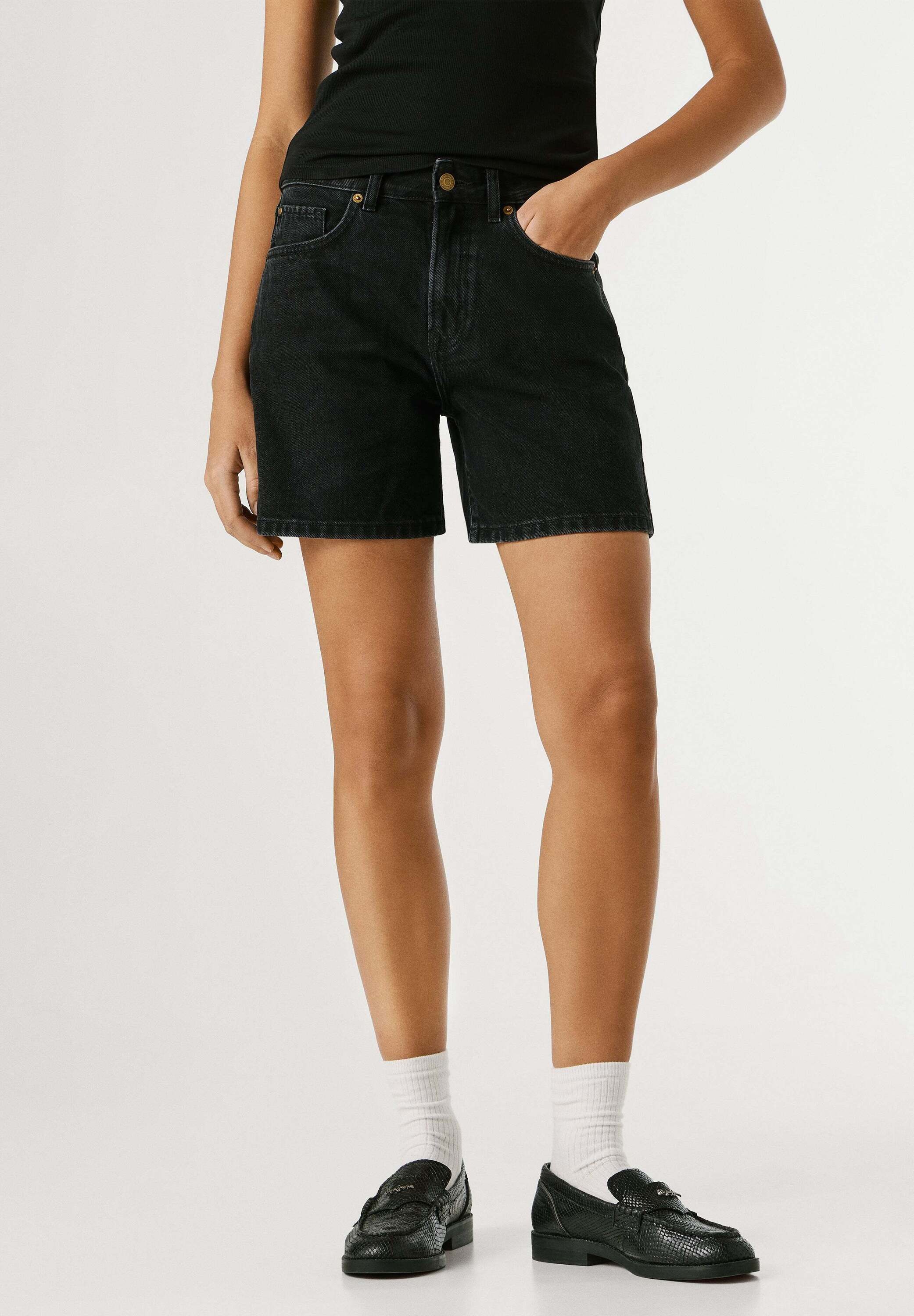 Pepe Jeans Shorts denim shorts REGULAR SHORT HW MARY DESTROY