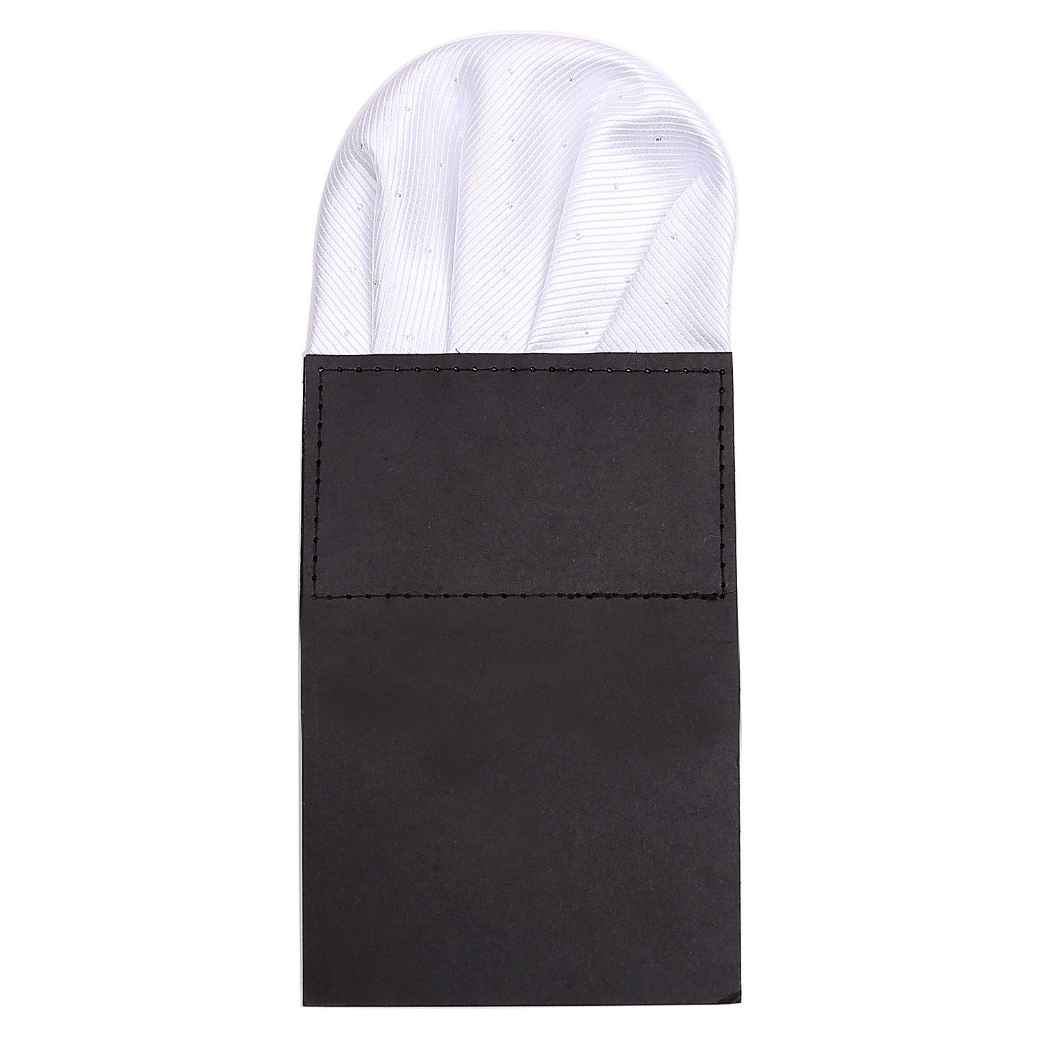 DonDon Einstecktuch DonDon Herren Einstecktuch vorgefaltet, (Packung, 1-St. Packung), vorgefaltet, mit Karton verstärkt, Seidenlook