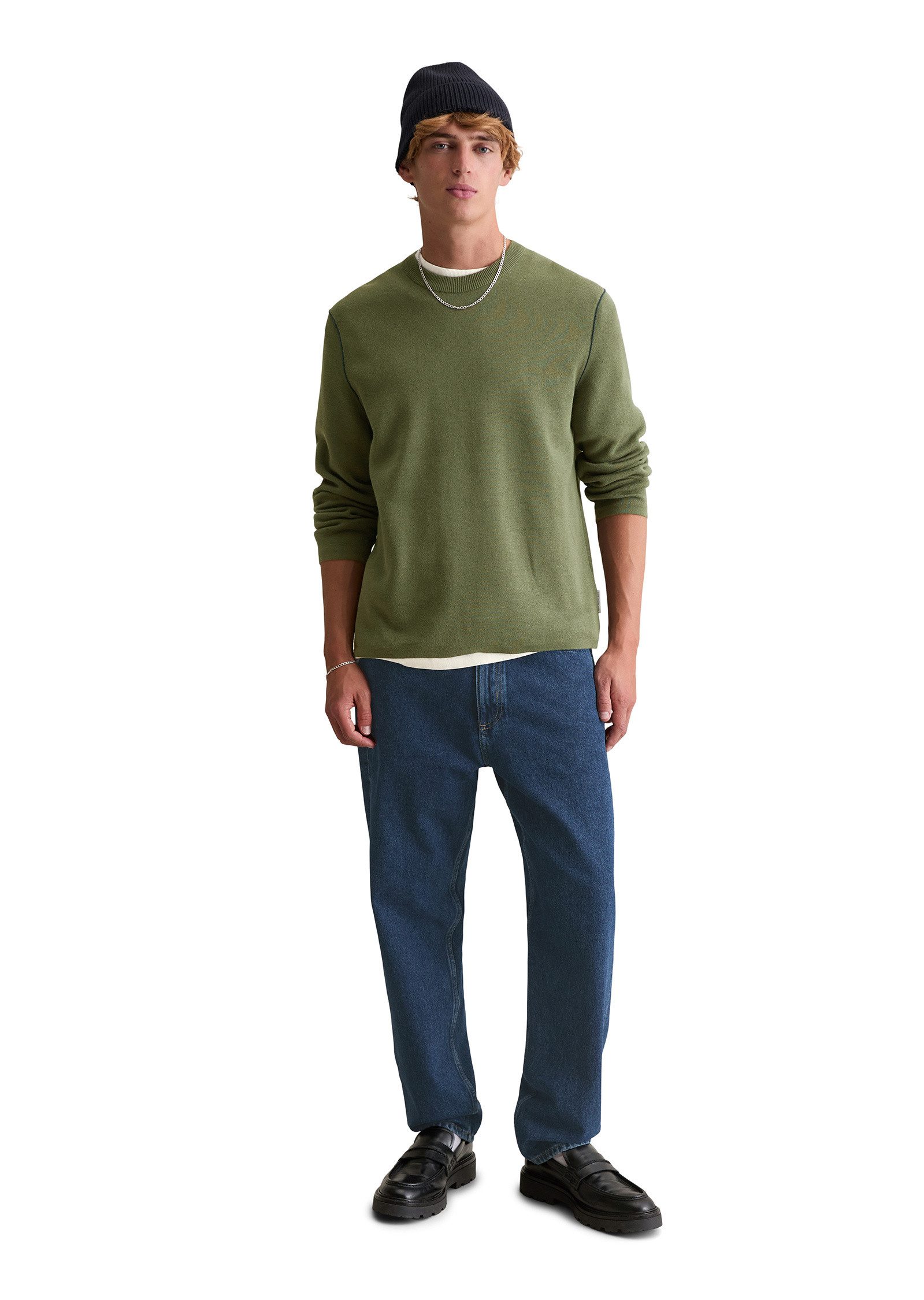 Marc O'Polo DENIM Strickpullover aus Double-Face-Cotton