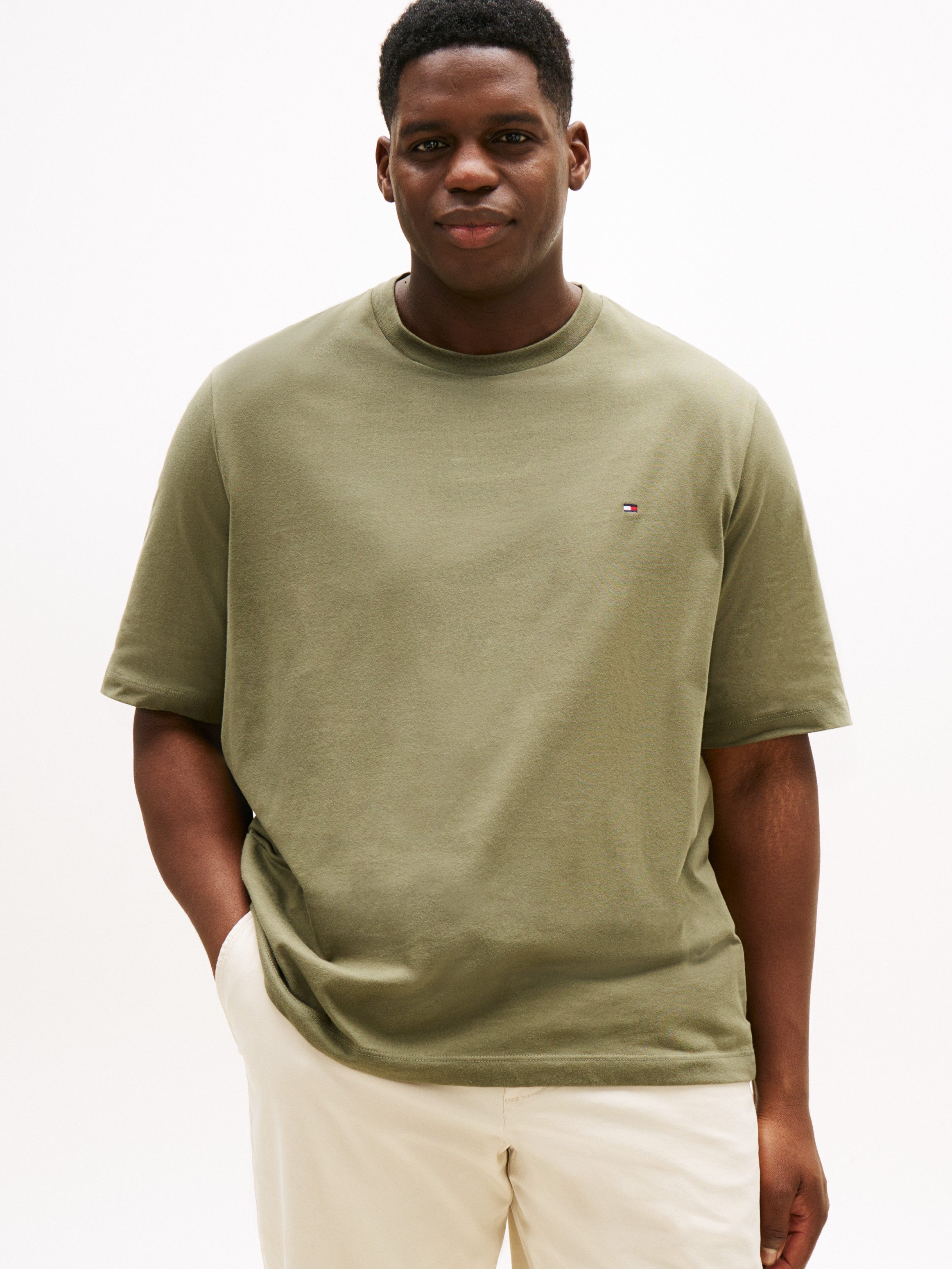 Tommy Hilfiger Big & Tall T-Shirt BT-ESS SEASONAL REG SOLID TEE-B Große Grö günstig online kaufen