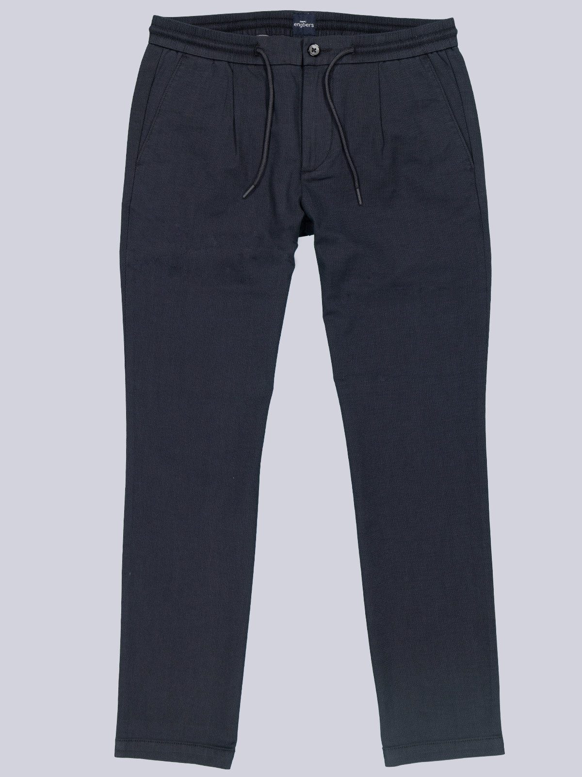Chinohose Herren Chino mit Tunnelzug, Anthrazit