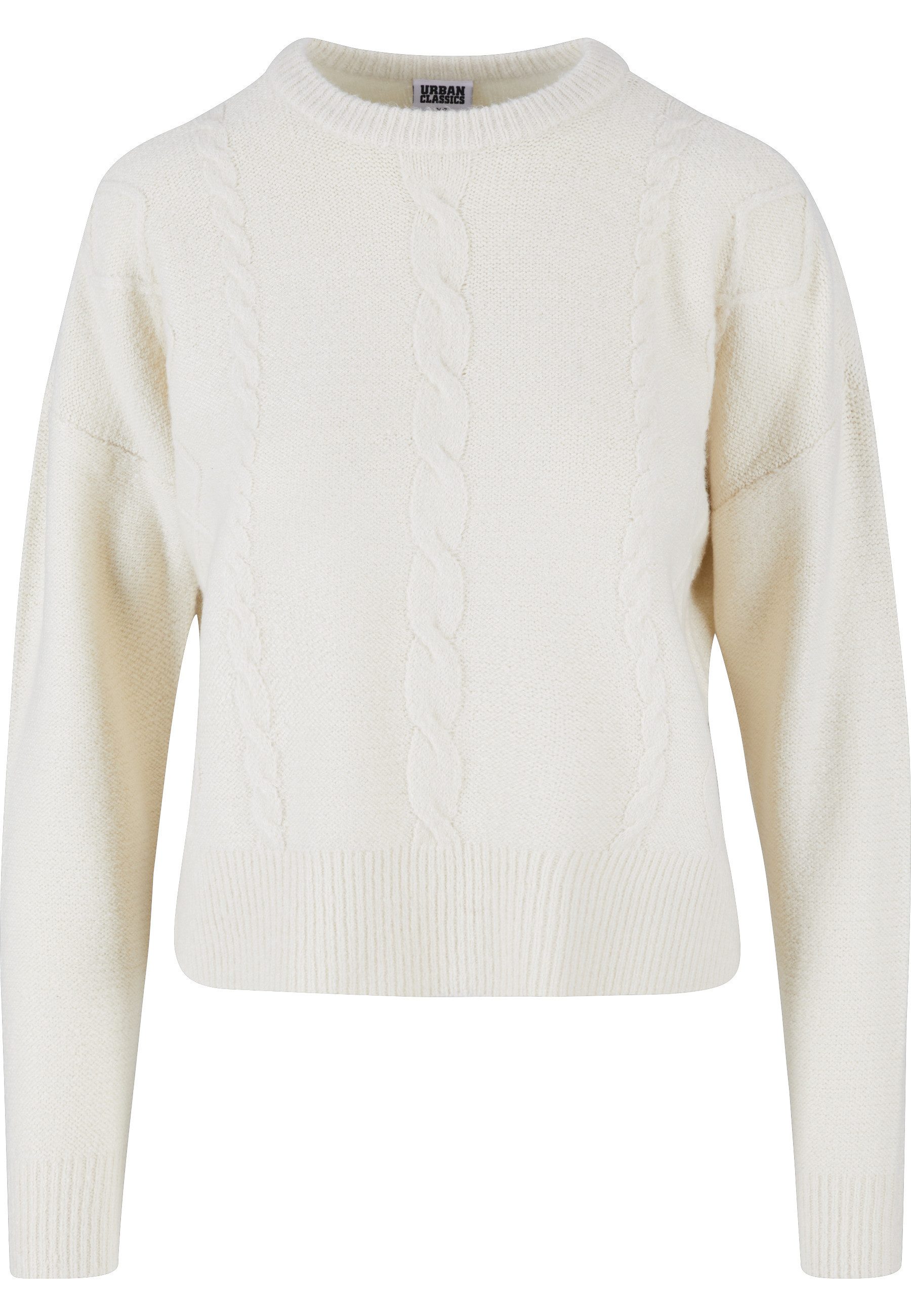 URBAN CLASSICS Sweater Urban Classics Damen Ladies Cabel Knit Sweater