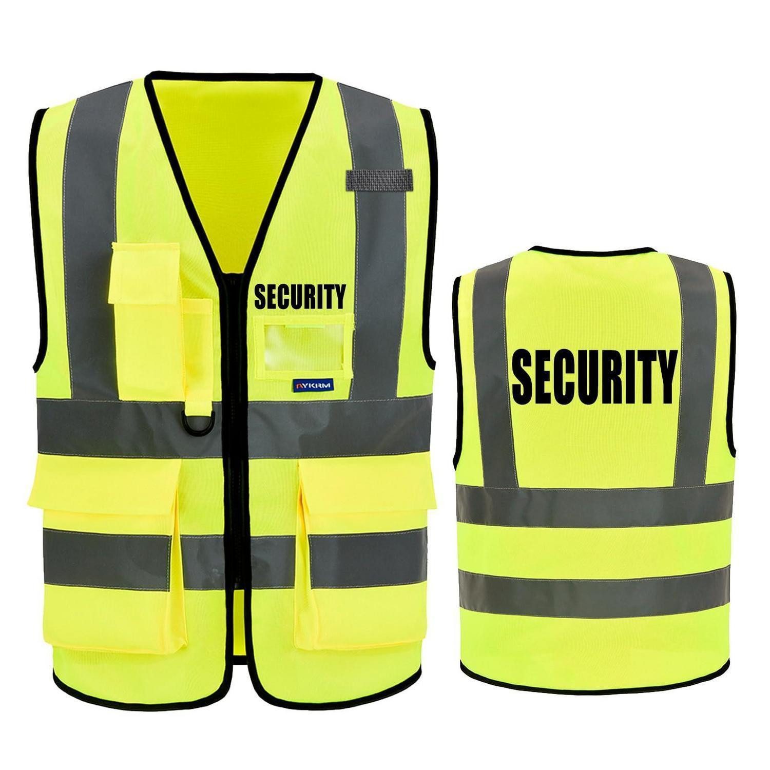 LuxusKollektion Warnweste Warnweste Security XS Gelb Orange