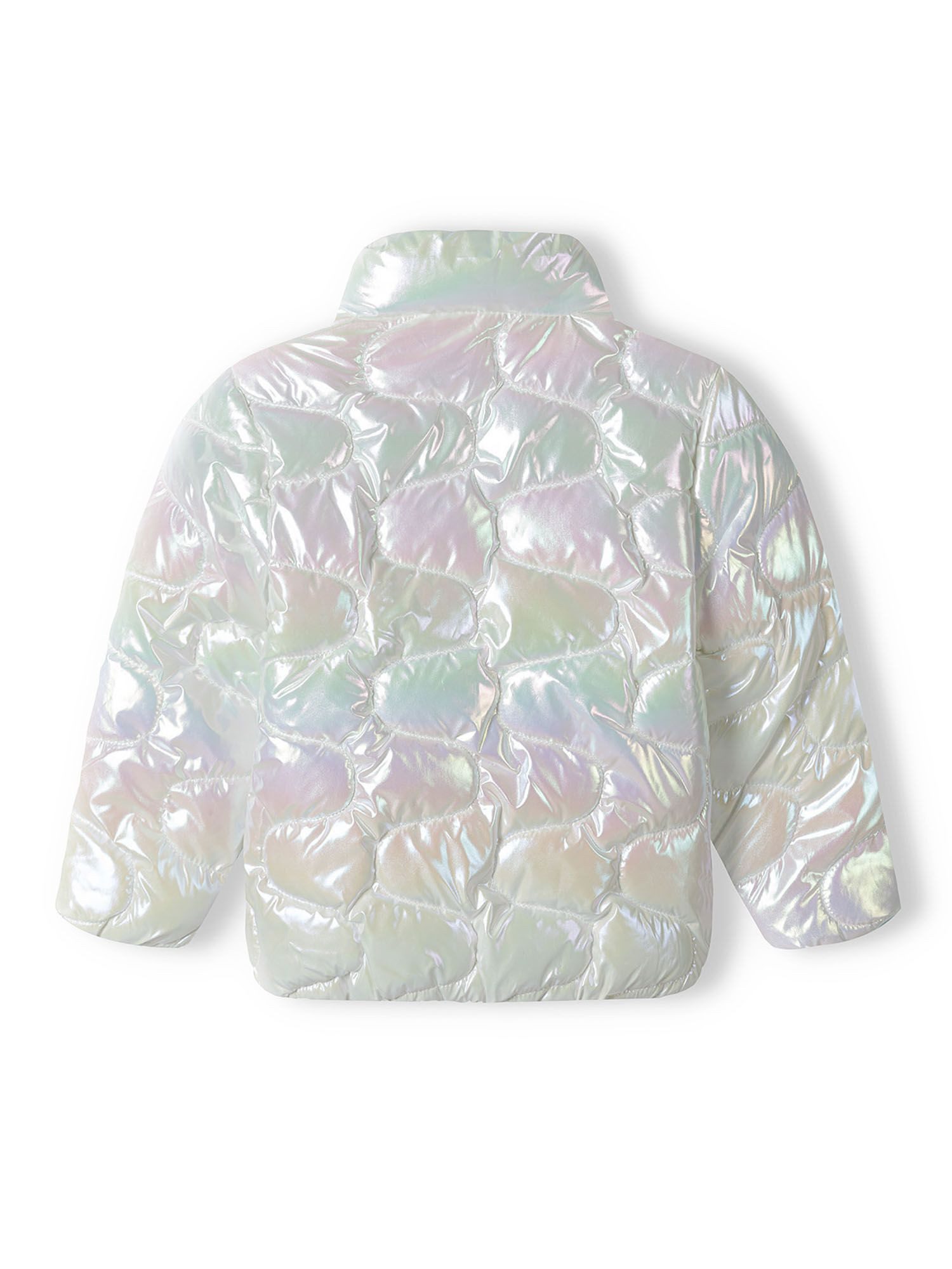 MINOTI Steppjacke Jacke für Mädchen Metallic-Look, ohne Kapuze