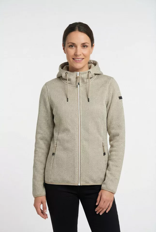 icepeak Fleecejacke ADRIAN schnell trocknendes Obermaterial aus Polyester