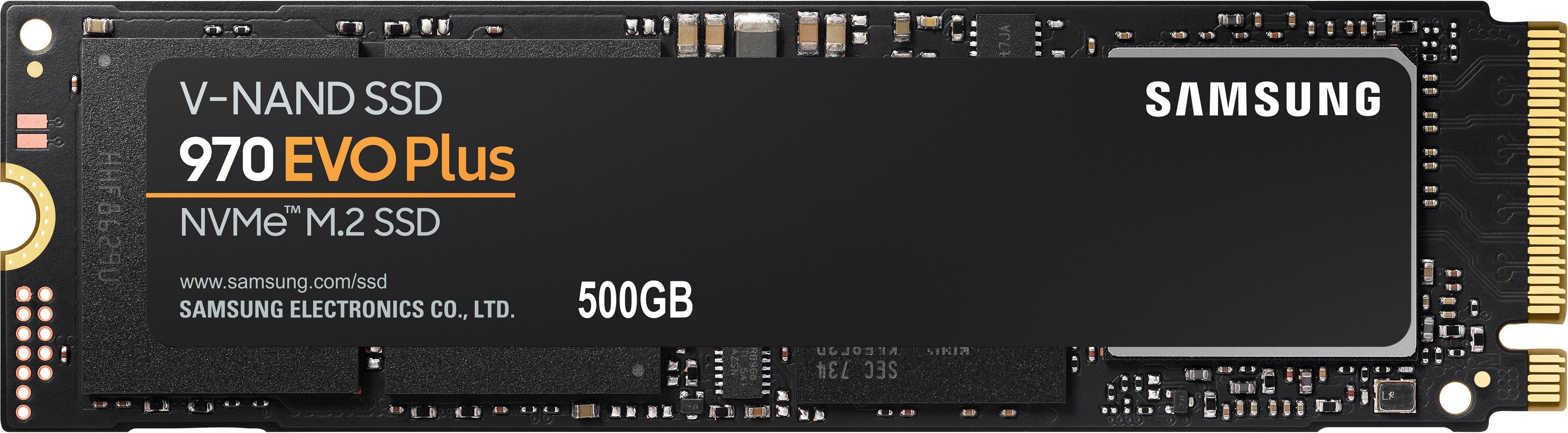Samsung 970 EVO Plus NVMe™ M.2 1 TB interne SSD (500 GB) 3500 MB/S Lesegeschwindigkeit, 3300 MB/S Schreibgeschwindigkeit