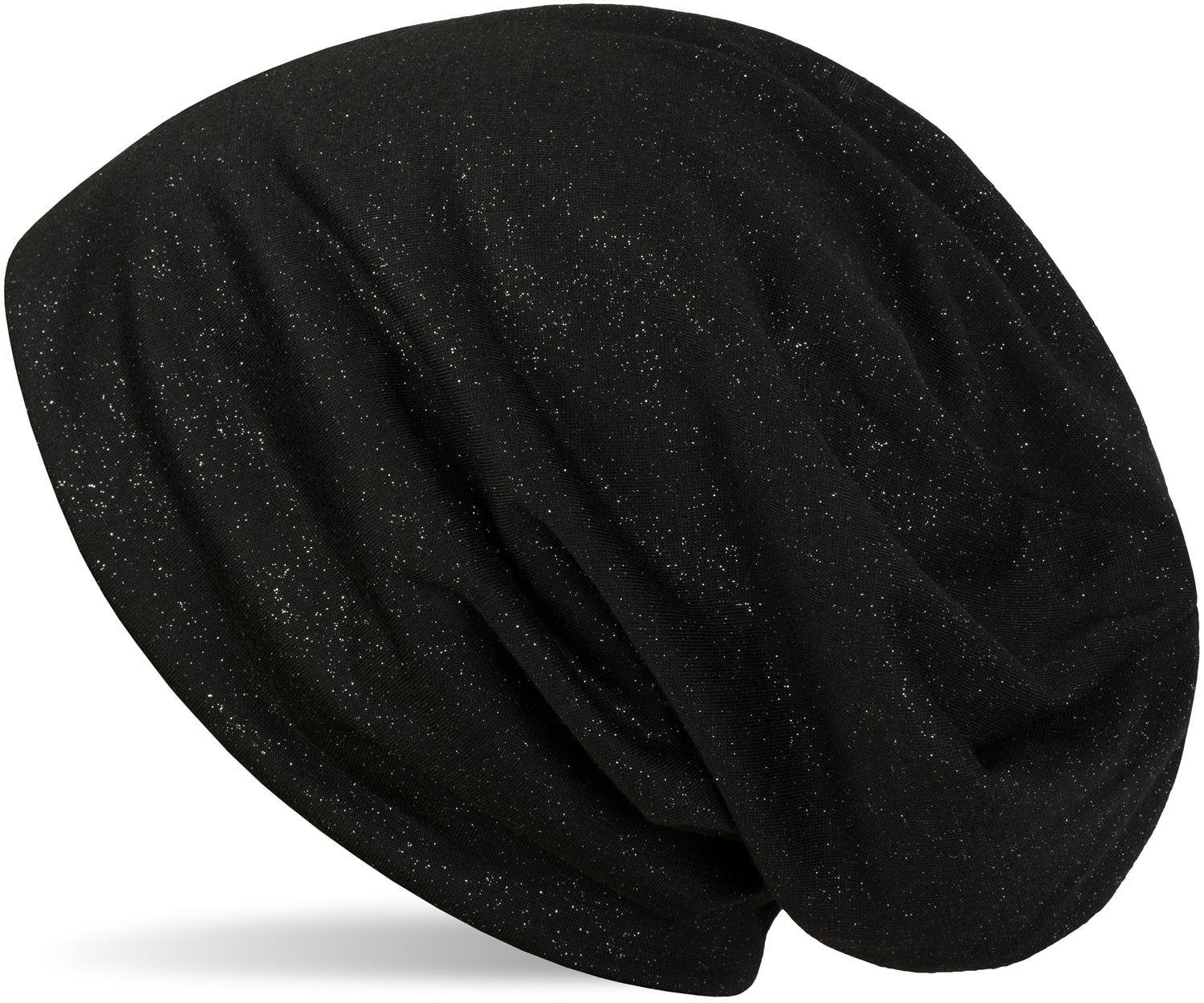 styleBREAKER Beanie (1-St) Beanie mit All Over Glitzer