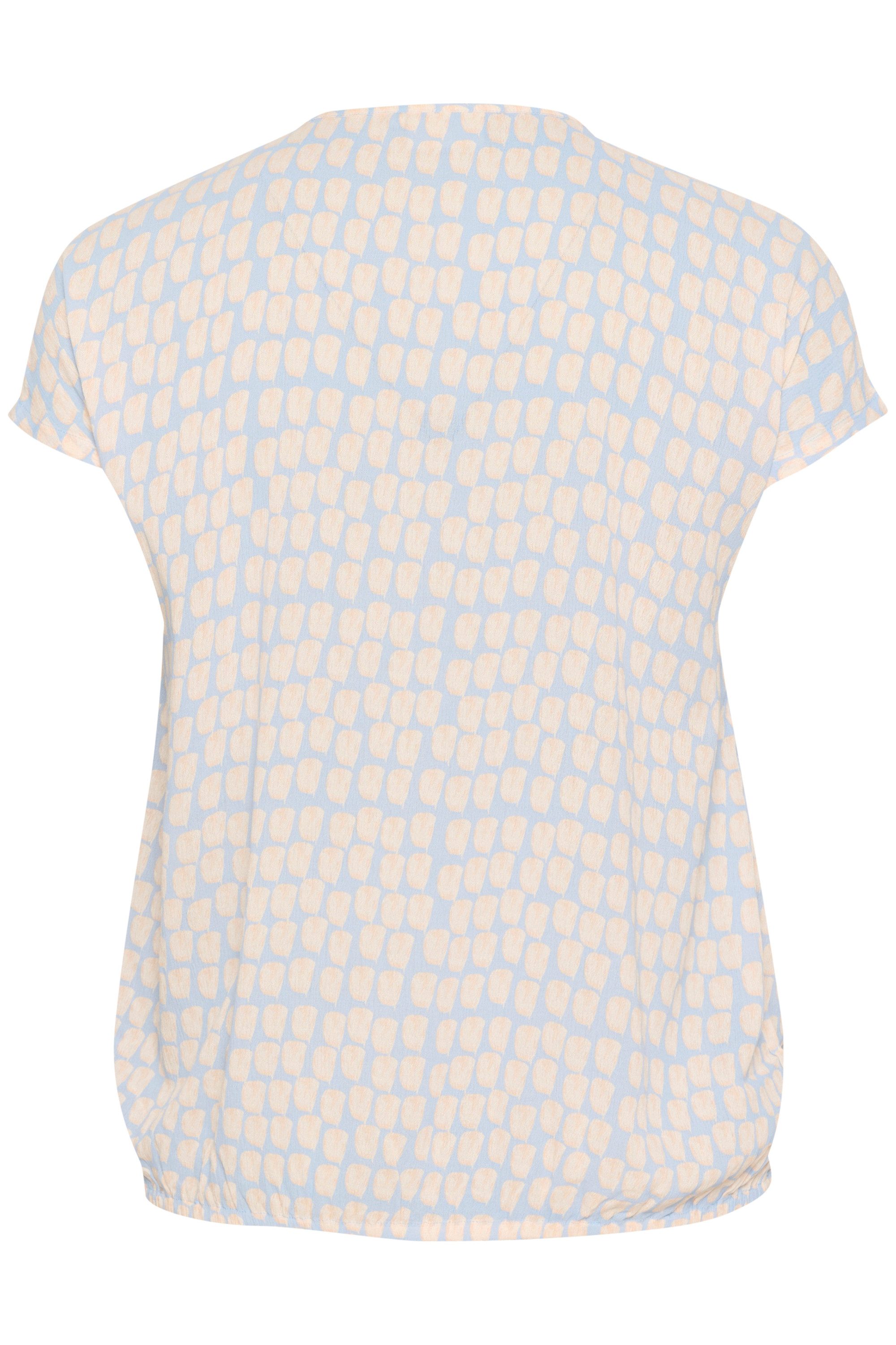 KAFFE Curve Kurzarmbluse Kurzarm-Bluse KClokana Große günstig online kaufen
