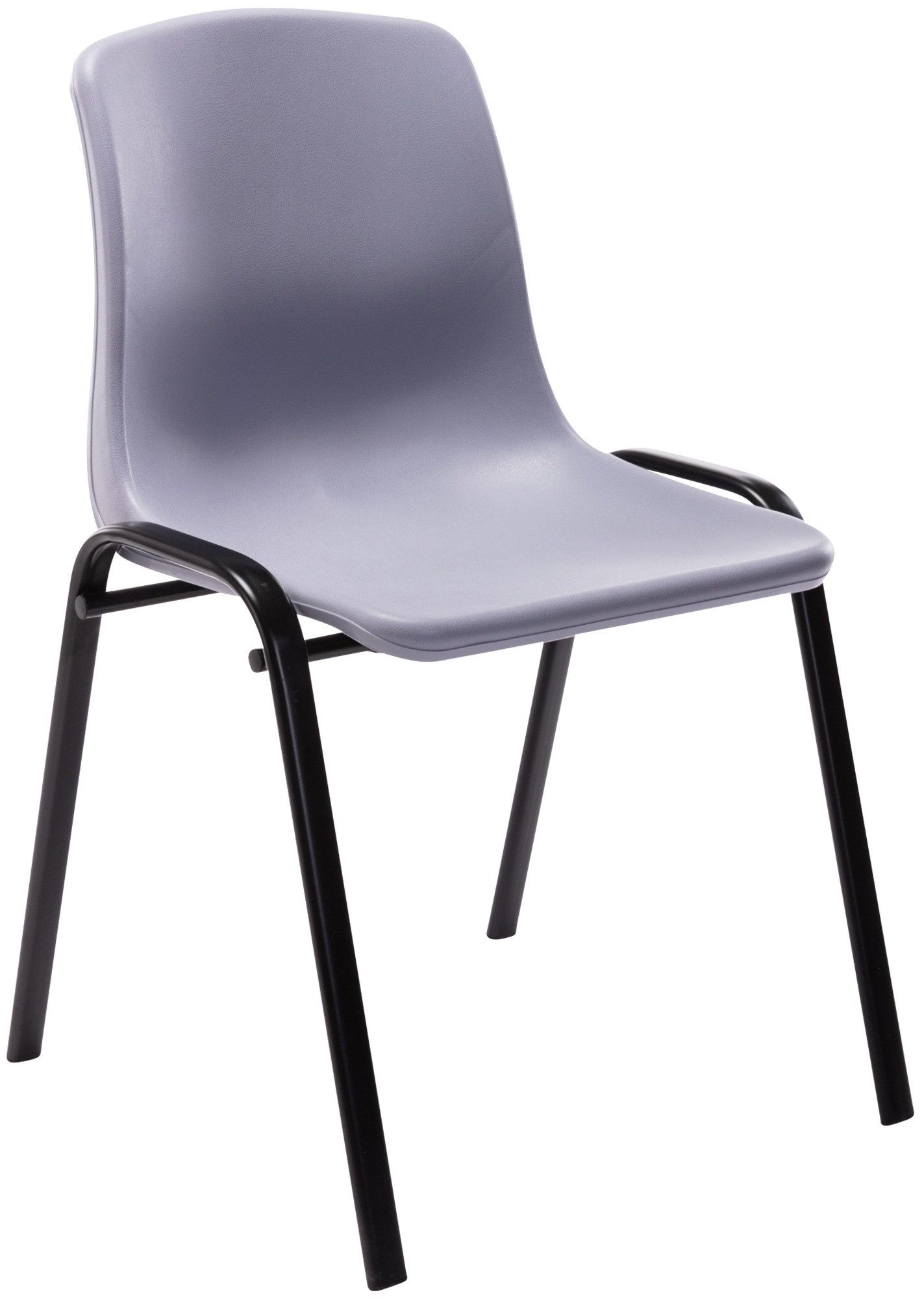furnicato Stapelstuhl Nowra 76x47x52 cm grau (1 St)