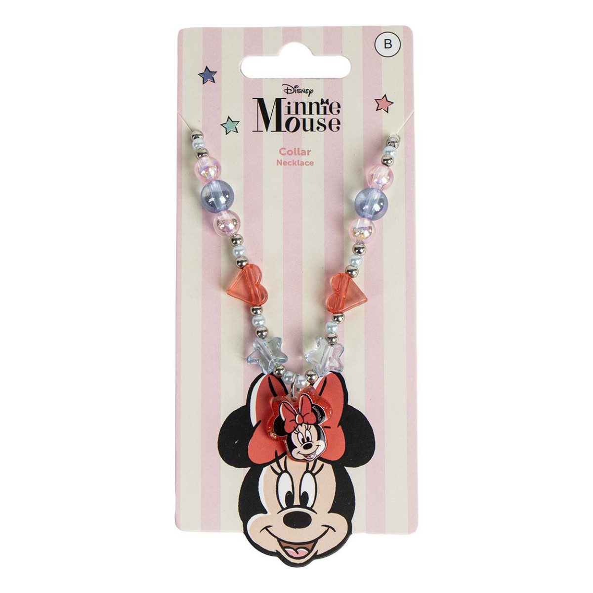 Disney Minnie Mouse Charm-Kette Kinder Halskette – Bunter Modeschmuck & Geschenkidee