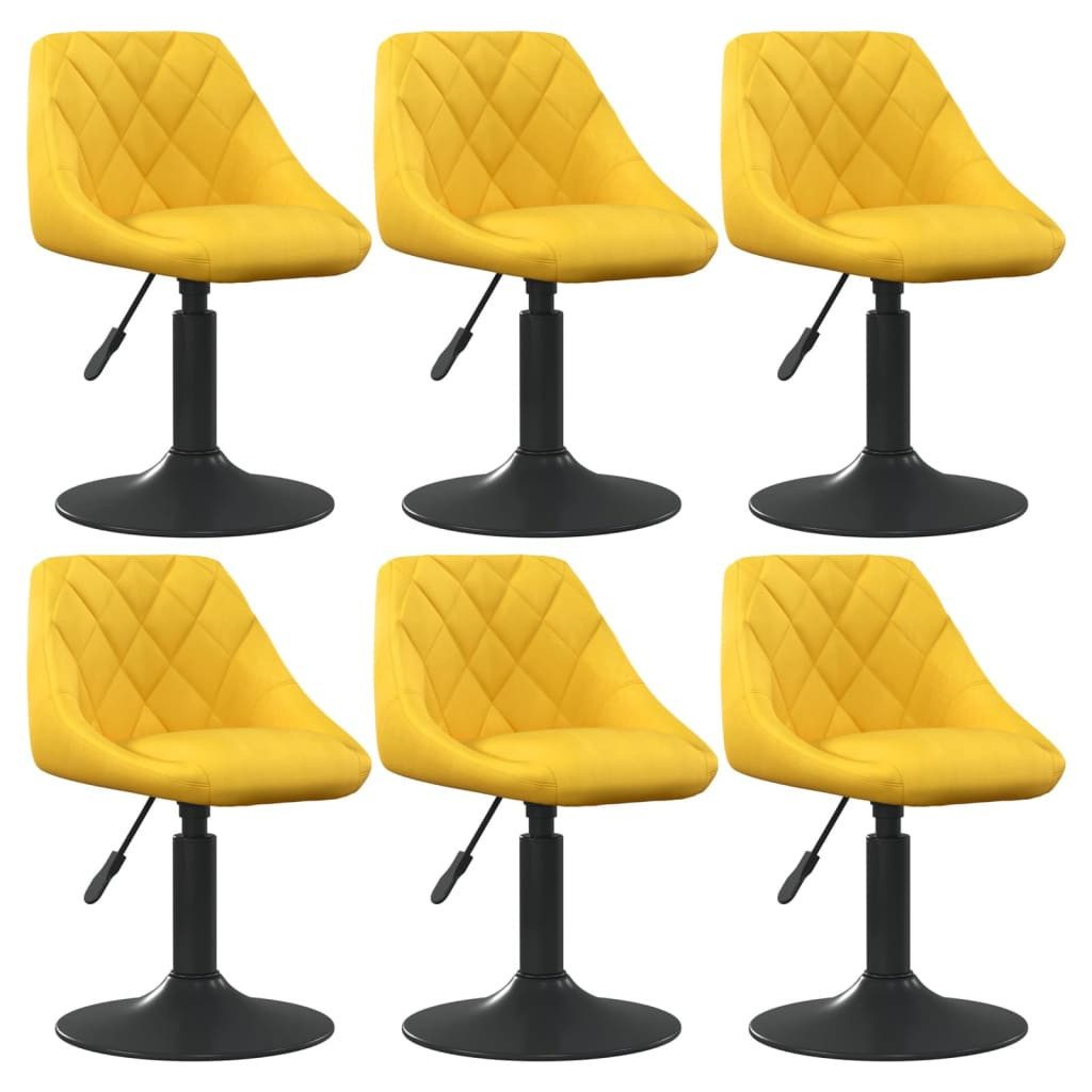vidaXL Esszimmerstuhl Esszimmerstühle 6 Stk. Drehbar günstig online kaufen